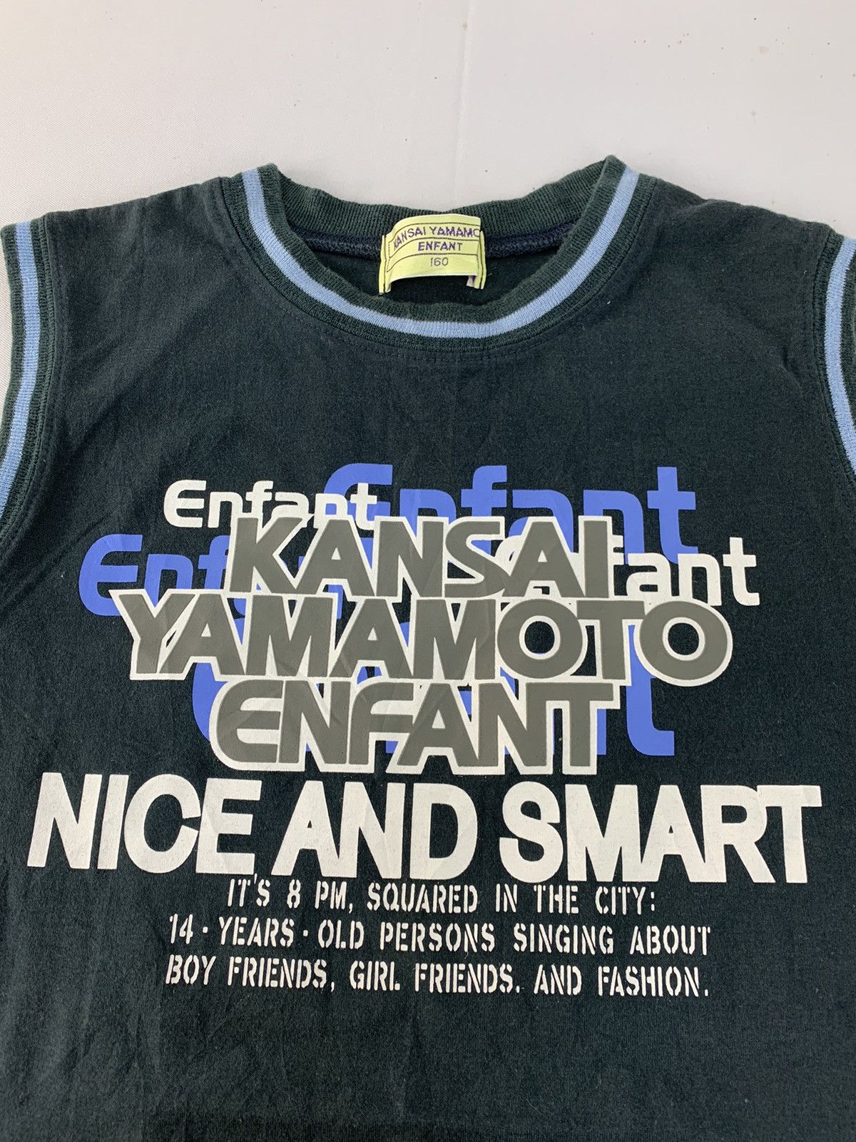 Japanese Brand Kansai Yamamoto Enfant Nice Smart Sleeveless Top Size US S / EU 44-46 / 1 - 3 Thumbnail