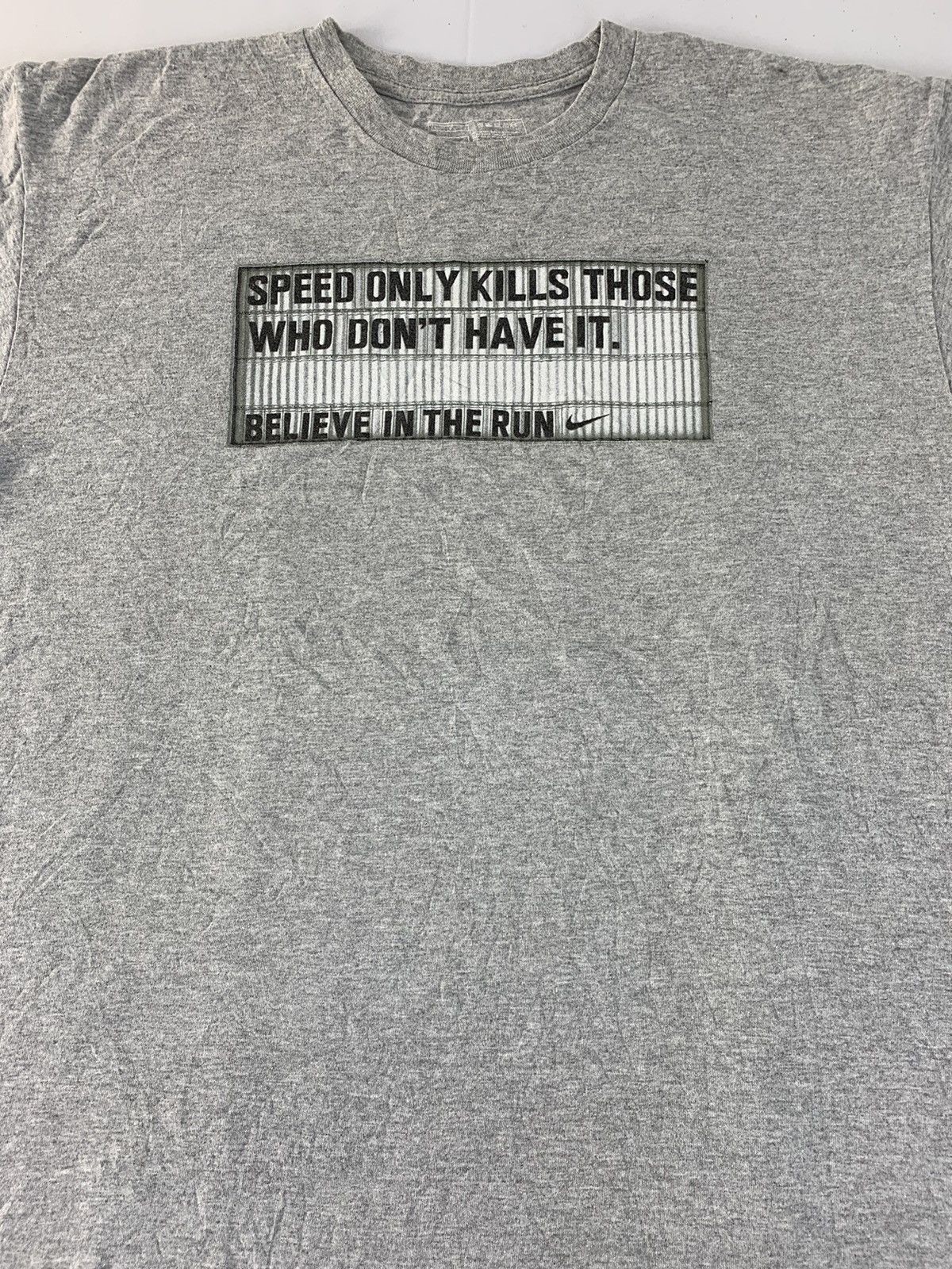 Nike Y2K Nike Team Air Max Humor Design Screen Printed Tee Size US L / EU 52-54 / 3 - 3 Thumbnail