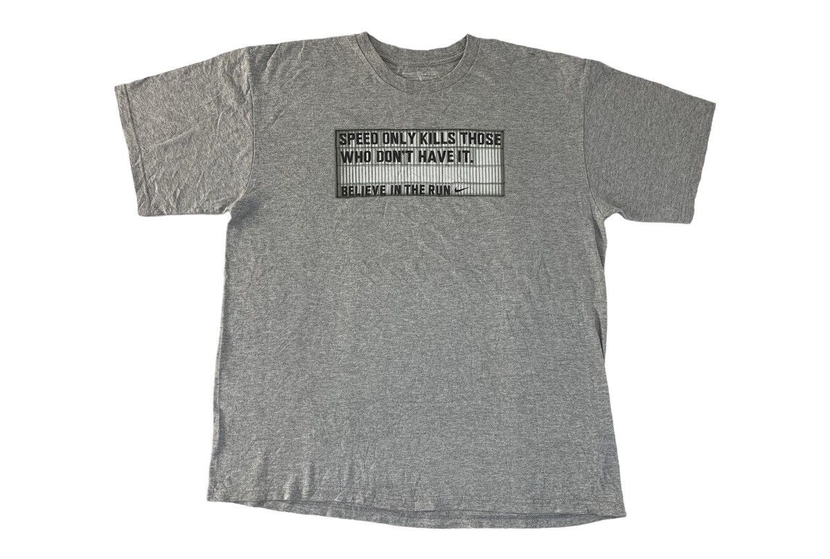Nike Y2K Nike Team Air Max Humor Design Screen Printed Tee Size US L / EU 52-54 / 3 - 1 Thumbnail