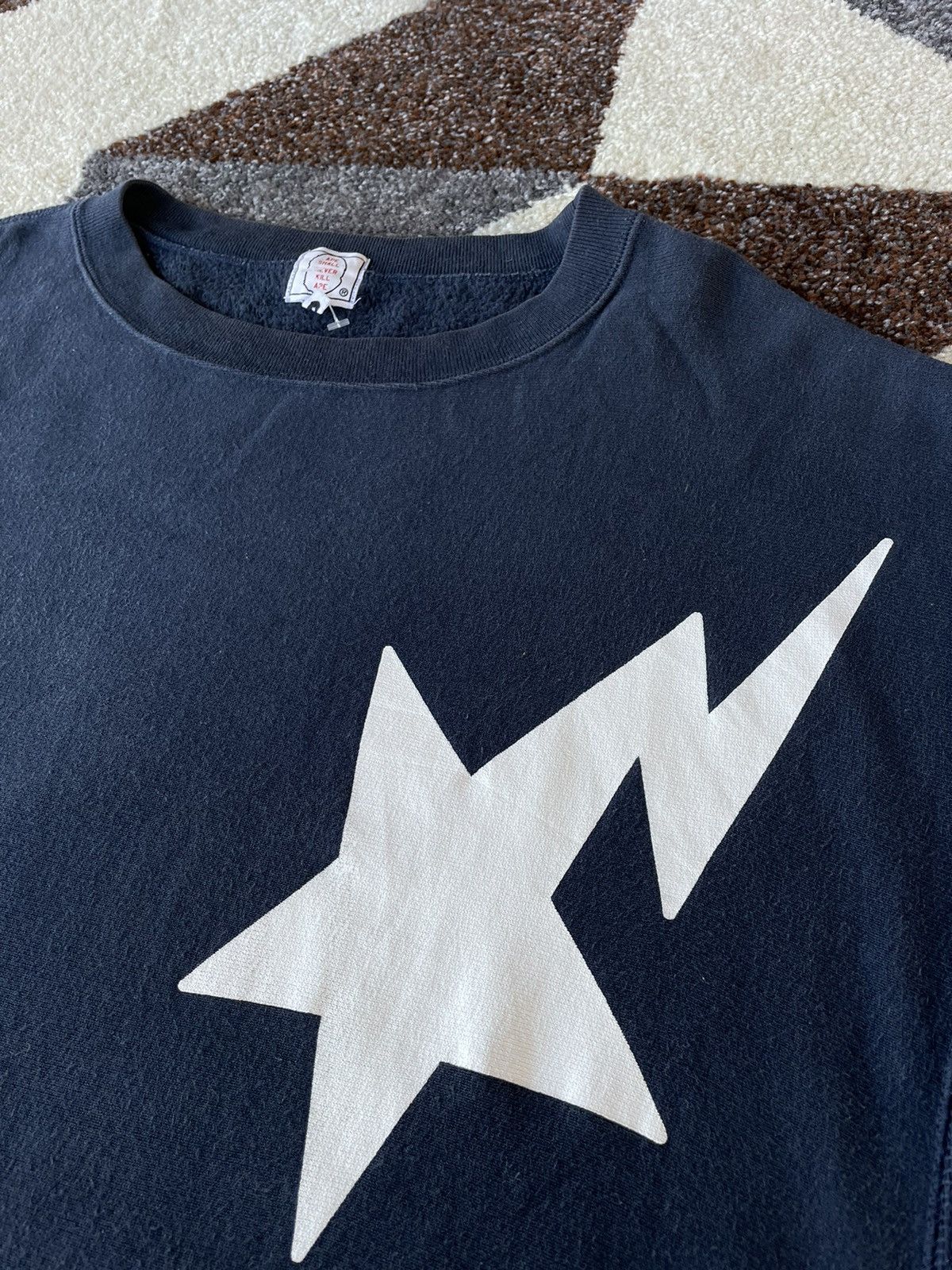 Bape Bapesta Crewneck Size US L / EU 52-54 / 3 - 2 Thumbnail