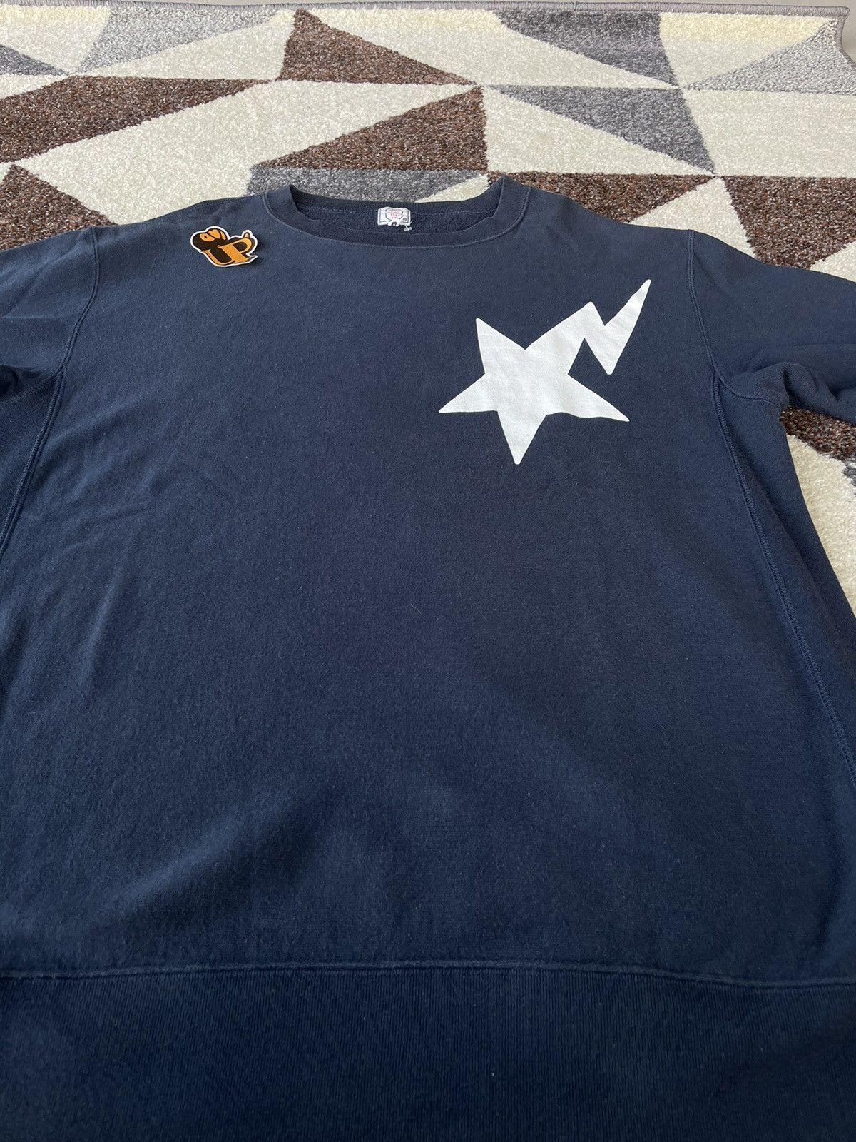 Bape Bapesta Crewneck Size US L / EU 52-54 / 3 - 5 Thumbnail
