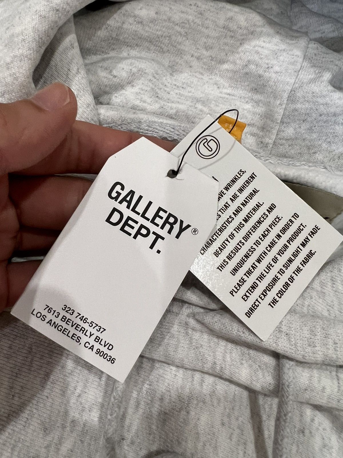 Gallery Dept. Red French logo hoodie Size US L / EU 52-54 / 3 - 6 Thumbnail