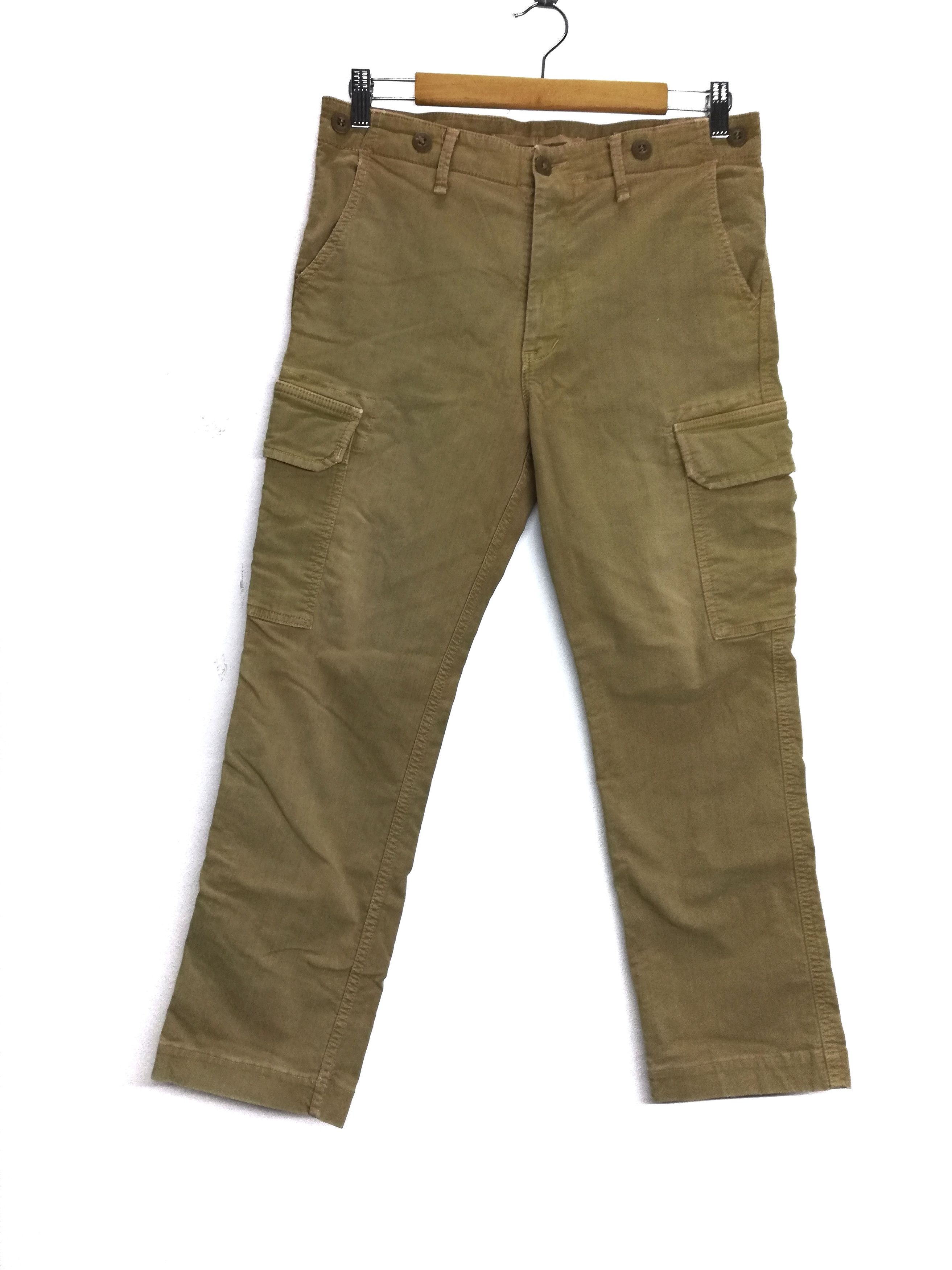 image of Japanese Omnigod Garment Guaranteed Cargos Trouser Pants in Beige, Men's (Size 31)