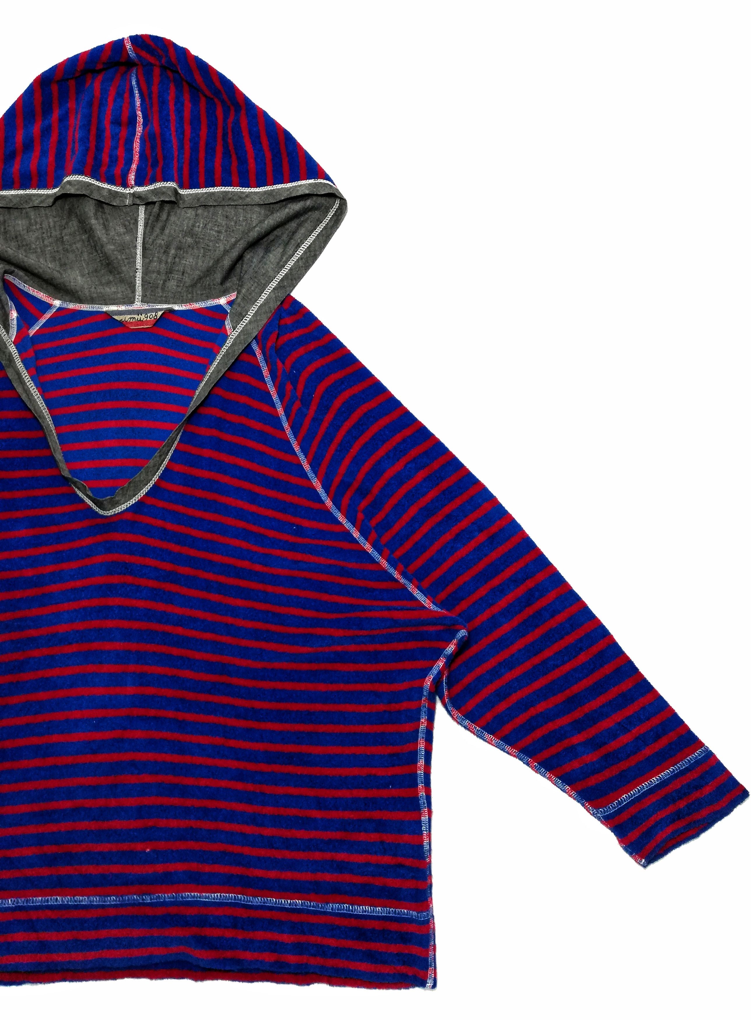 45rpm × Japanese Brand 🔥45rpm Red/Blue Hoodie Stripe Long Sleeve Sweatshirt🔥 Size US S / EU 44-46 / 1 - 4 Thumbnail