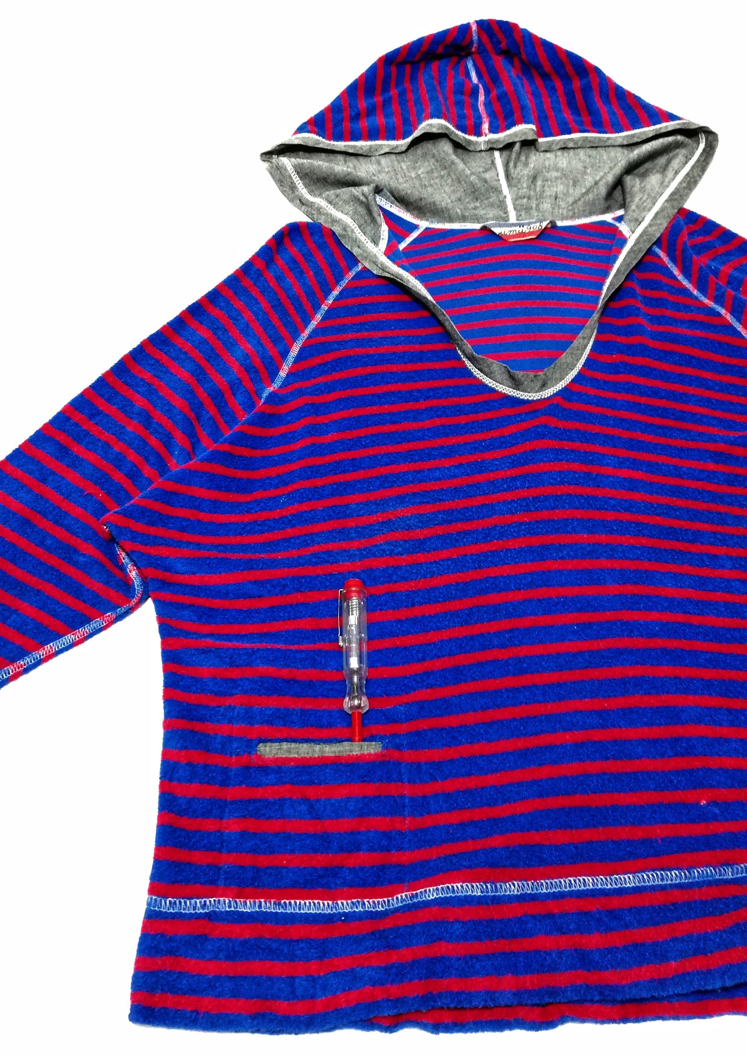 45rpm × Japanese Brand 🔥45rpm Red/Blue Hoodie Stripe Long Sleeve Sweatshirt🔥 Size US S / EU 44-46 / 1 - 10 Thumbnail