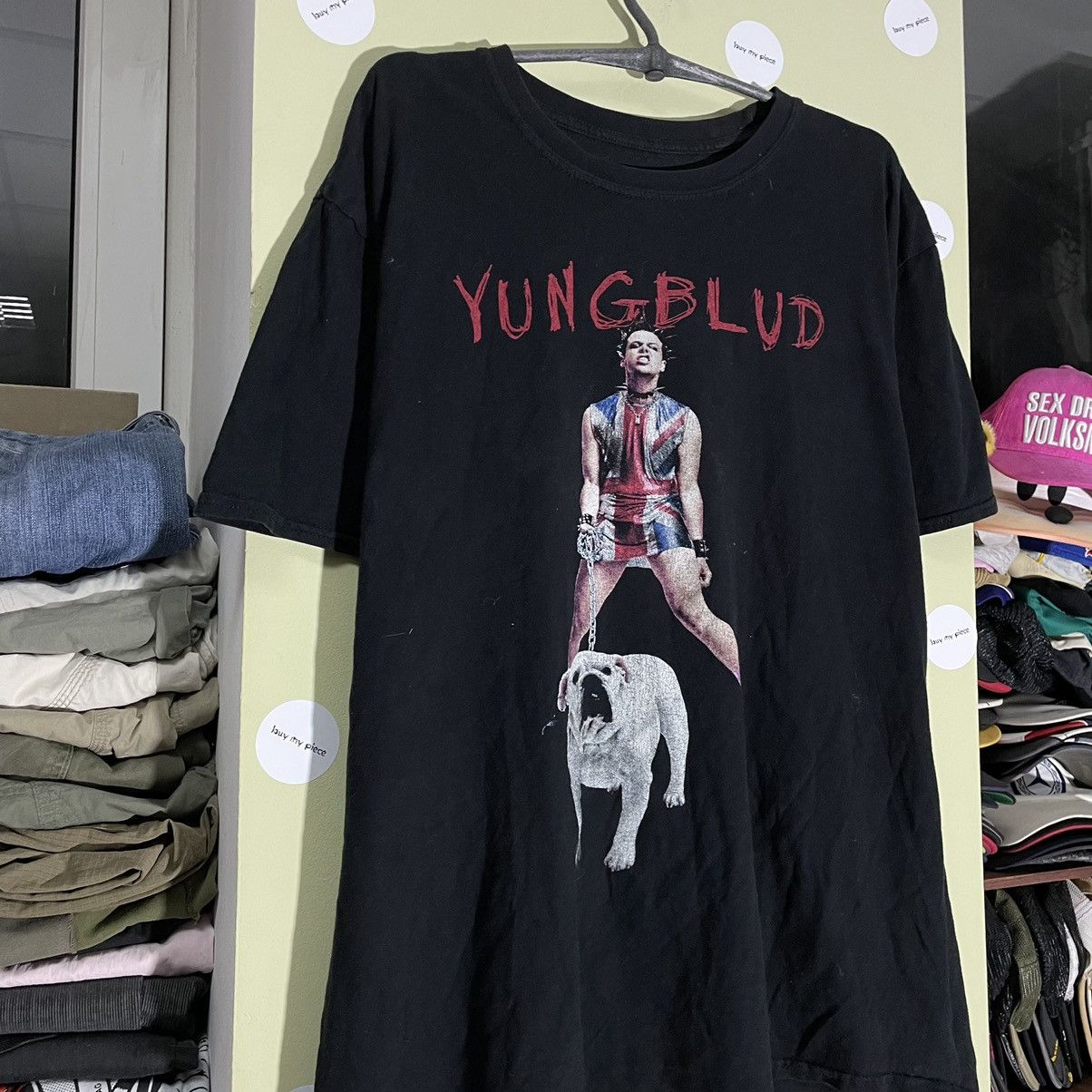 Vintage Vintage Y2K Young Blud Graphic Tee Punk Streetwear Black L Size US L / EU 52-54 / 3 - 2 Thumbnail