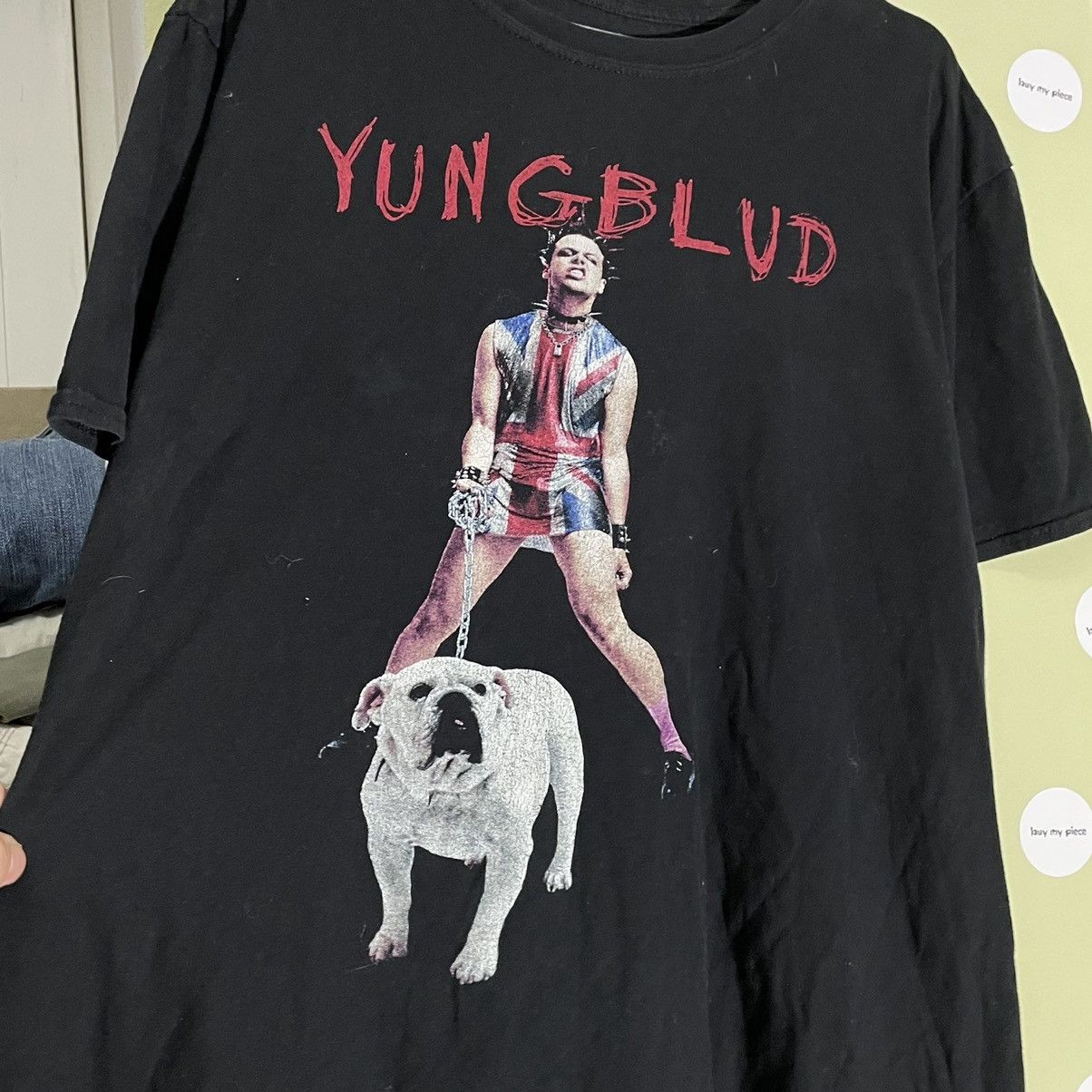 Vintage Vintage Y2K Young Blud Graphic Tee Punk Streetwear Black L Size US L / EU 52-54 / 3 - 5 Thumbnail