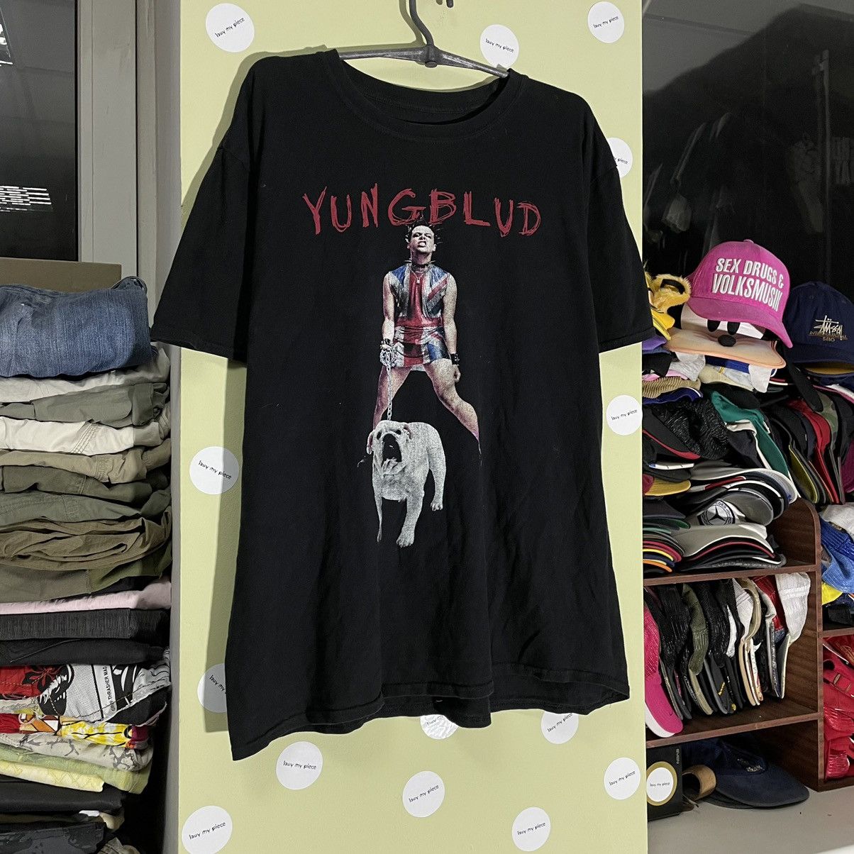 Vintage Vintage Y2K Young Blud Graphic Tee Punk Streetwear Black L Size US L / EU 52-54 / 3 - 3 Thumbnail