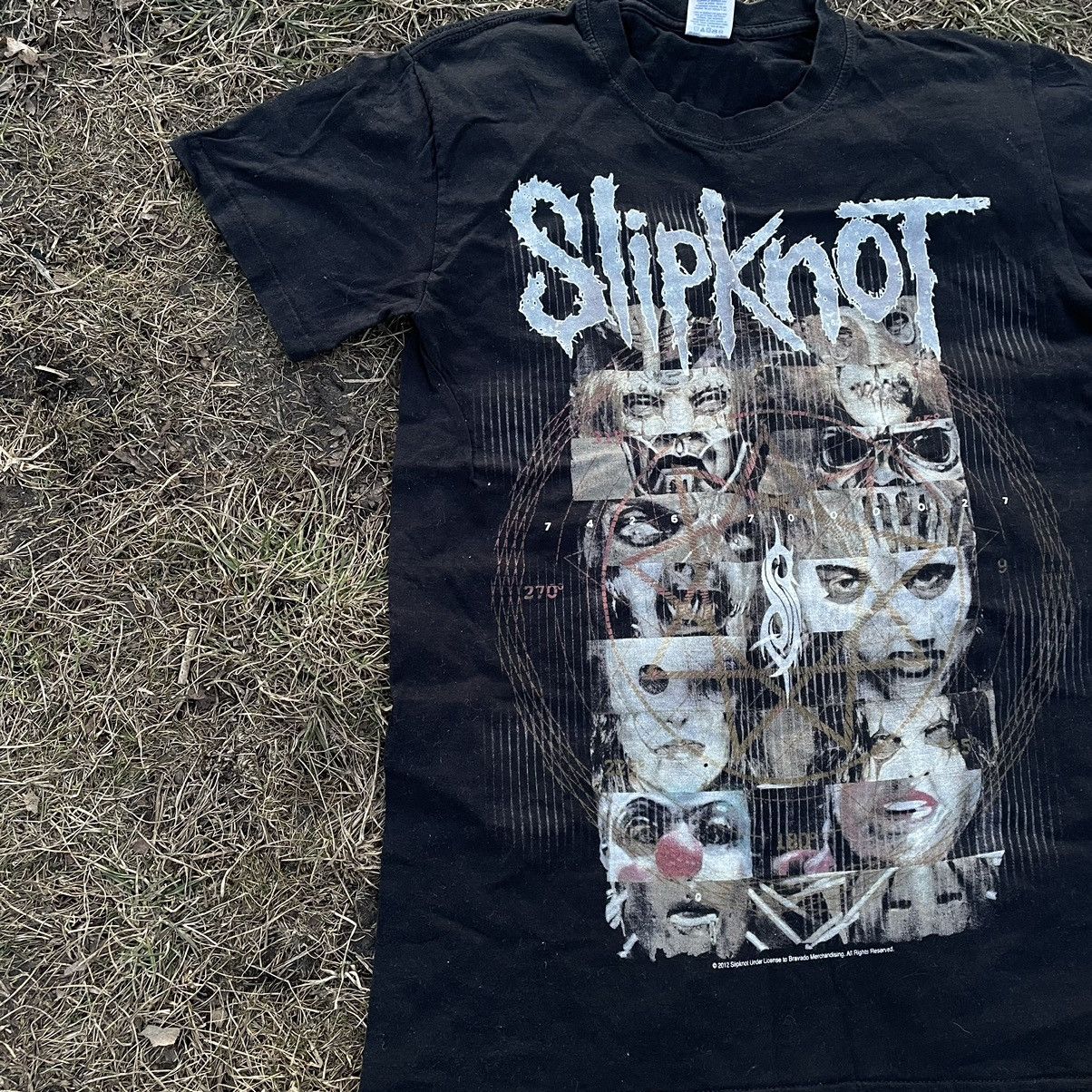 Vintage Vintage 90s Slipknot Band Tee Graphic Print Grunge Baggy S Size US S / EU 44-46 / 1 - 2 Thumbnail