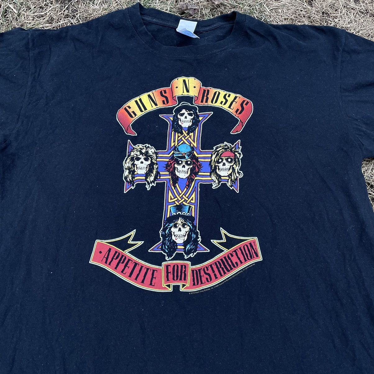 Vintage Vintage 90s Guns N Roses Graphic Tee Band Grunge Cropped XL Size US XL / EU 56 / 4 - 4 Thumbnail