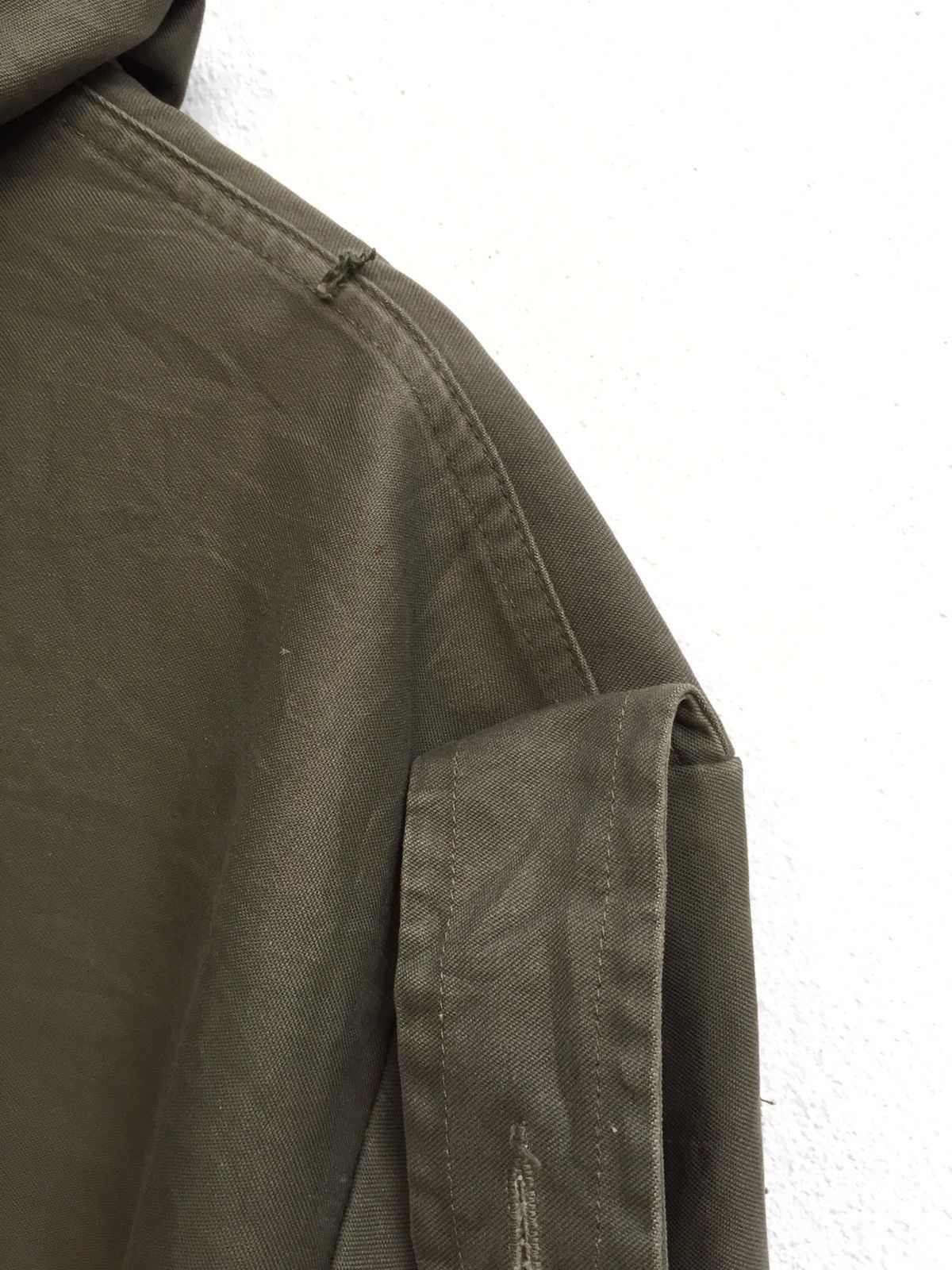 Japanese Brand Vintage Army Parka Oversized Jacket Zipper Size XL / US 12-14 / IT 48-50 - 8 Thumbnail