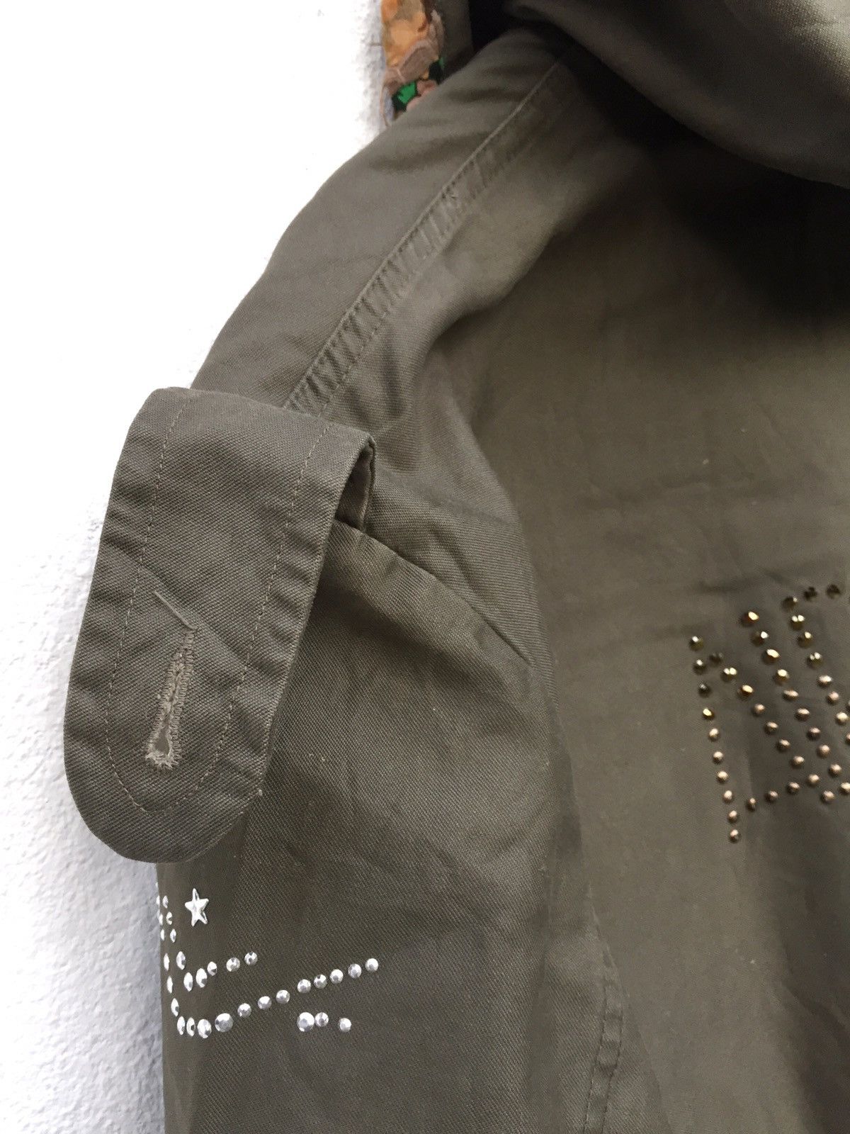 Japanese Brand Vintage Army Parka Oversized Jacket Zipper Size XL / US 12-14 / IT 48-50 - 7 Thumbnail