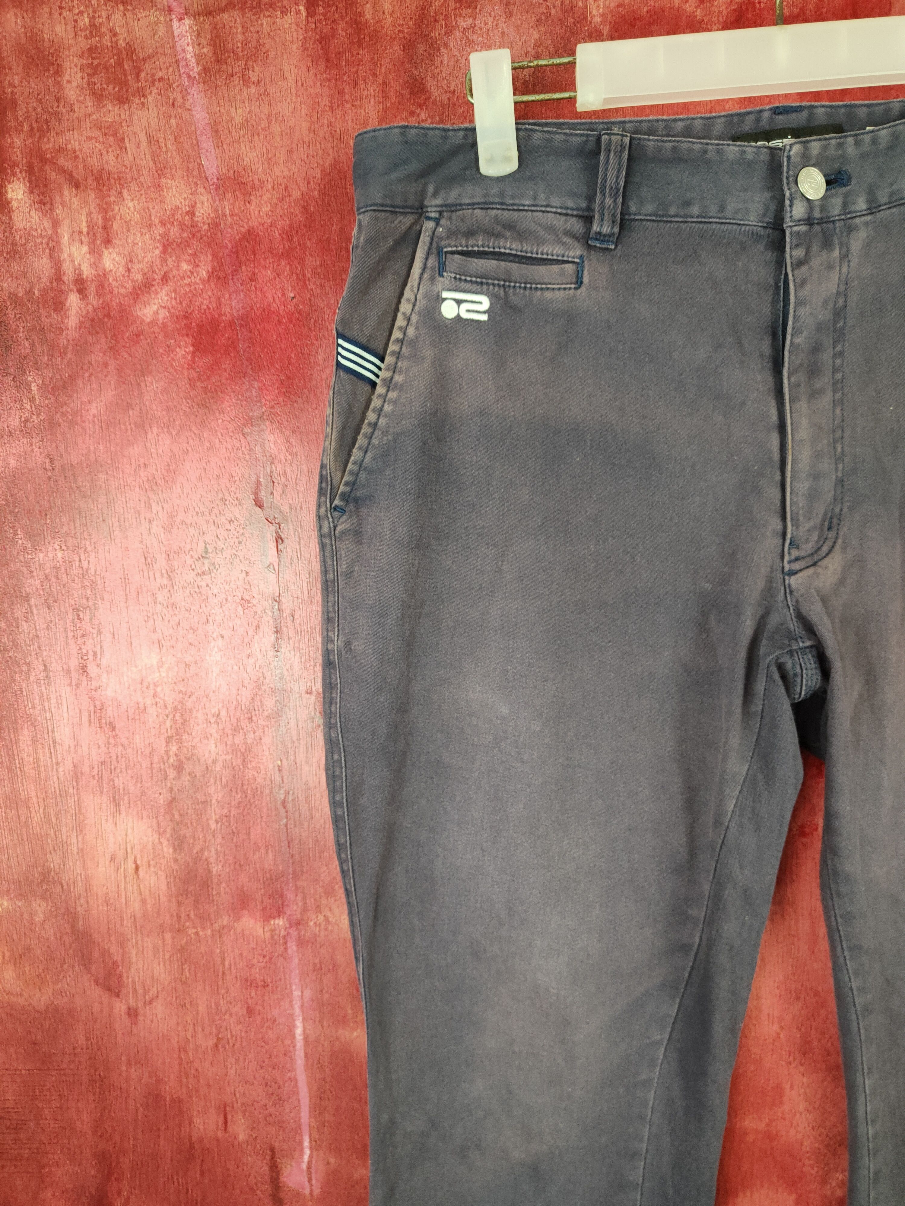 City Streets × Japanese Brand Rosasen Dark Blue Multi Pocket Tactical Cargo Pants #S548 Size US 34 / EU 50 - 3 Thumbnail