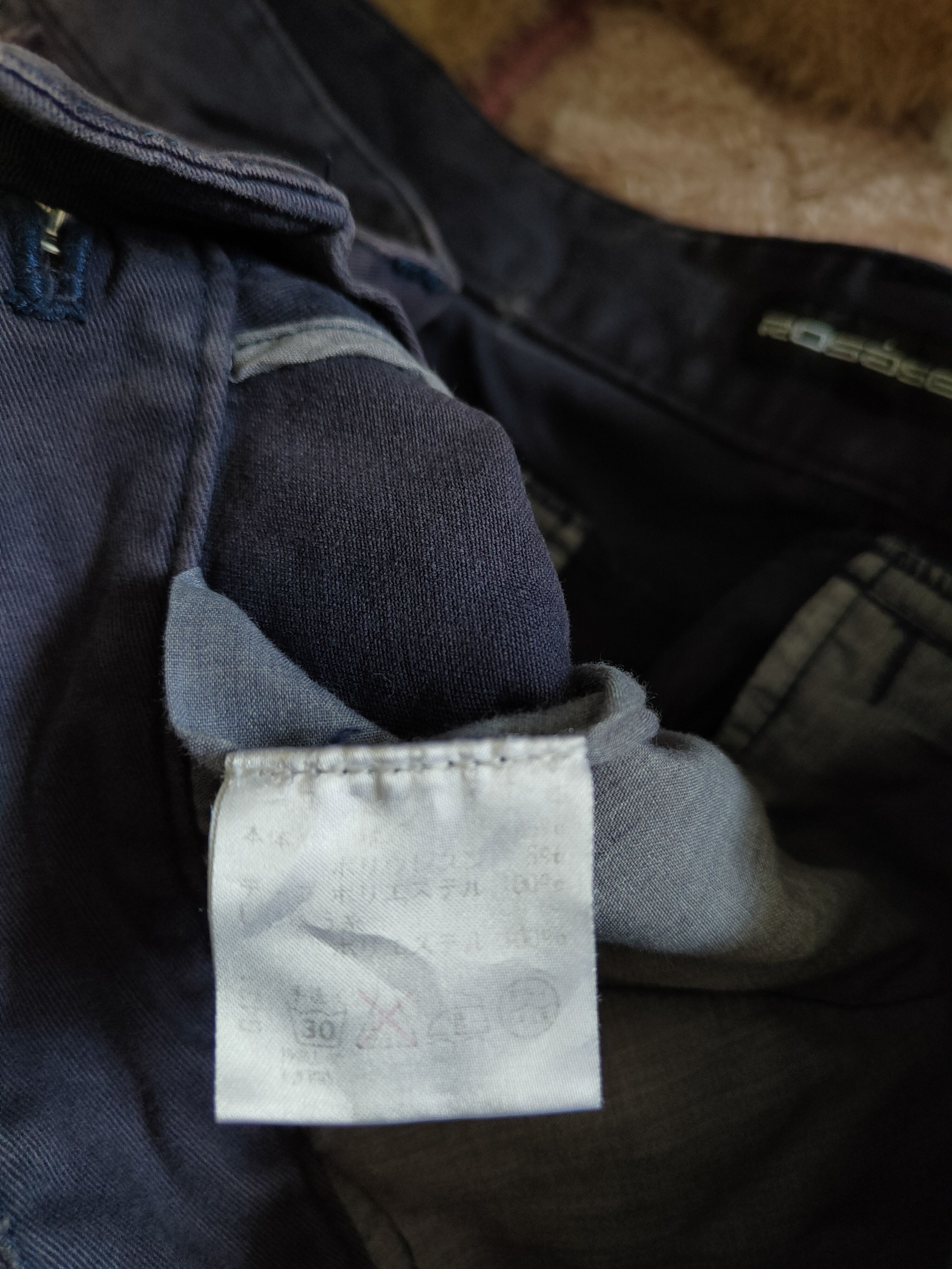 City Streets × Japanese Brand Rosasen Dark Blue Multi Pocket Tactical Cargo Pants #S548 Size US 34 / EU 50 - 14 Thumbnail