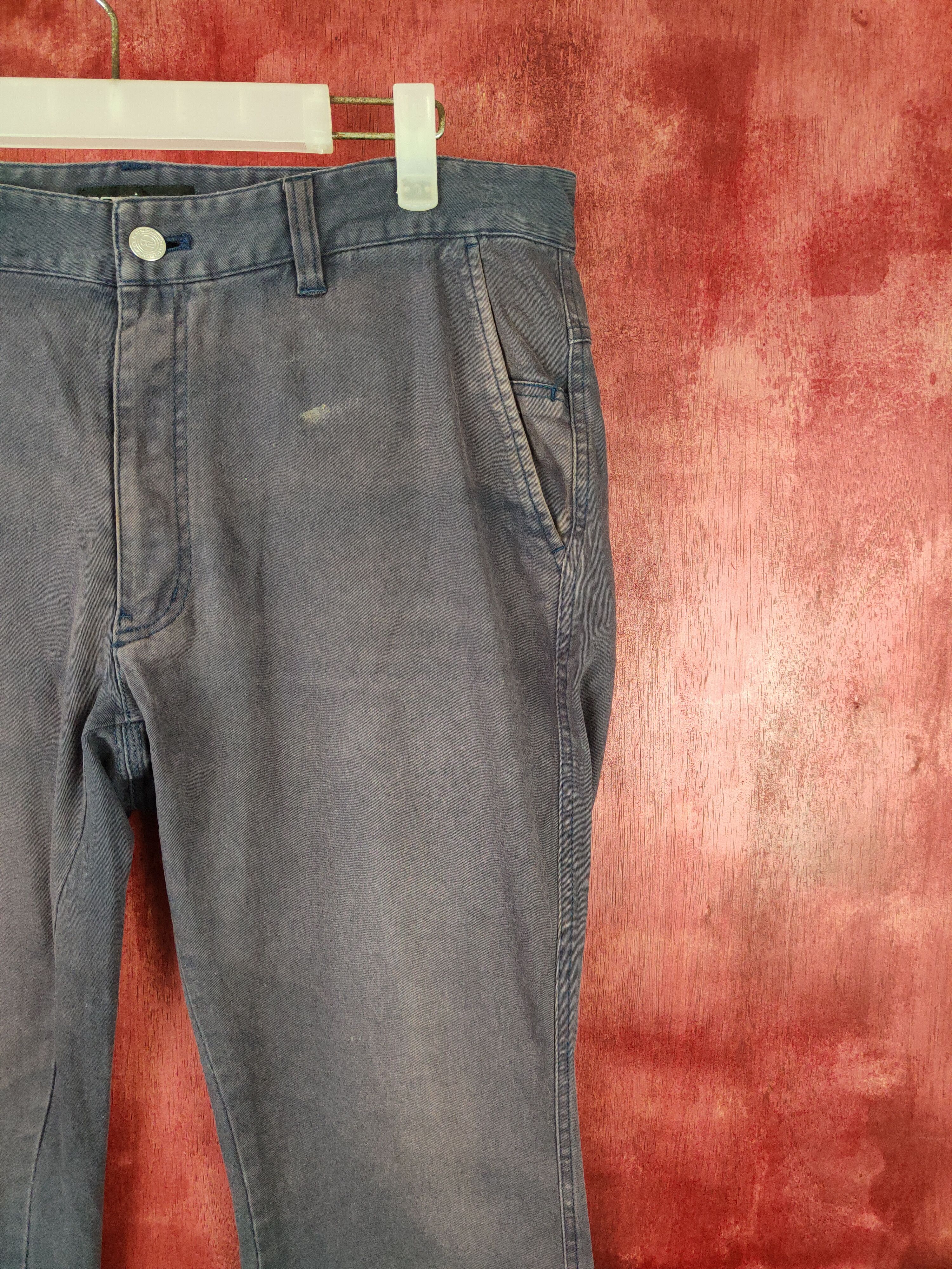 City Streets × Japanese Brand Rosasen Dark Blue Multi Pocket Tactical Cargo Pants #S548 Size US 34 / EU 50 - 5 Thumbnail