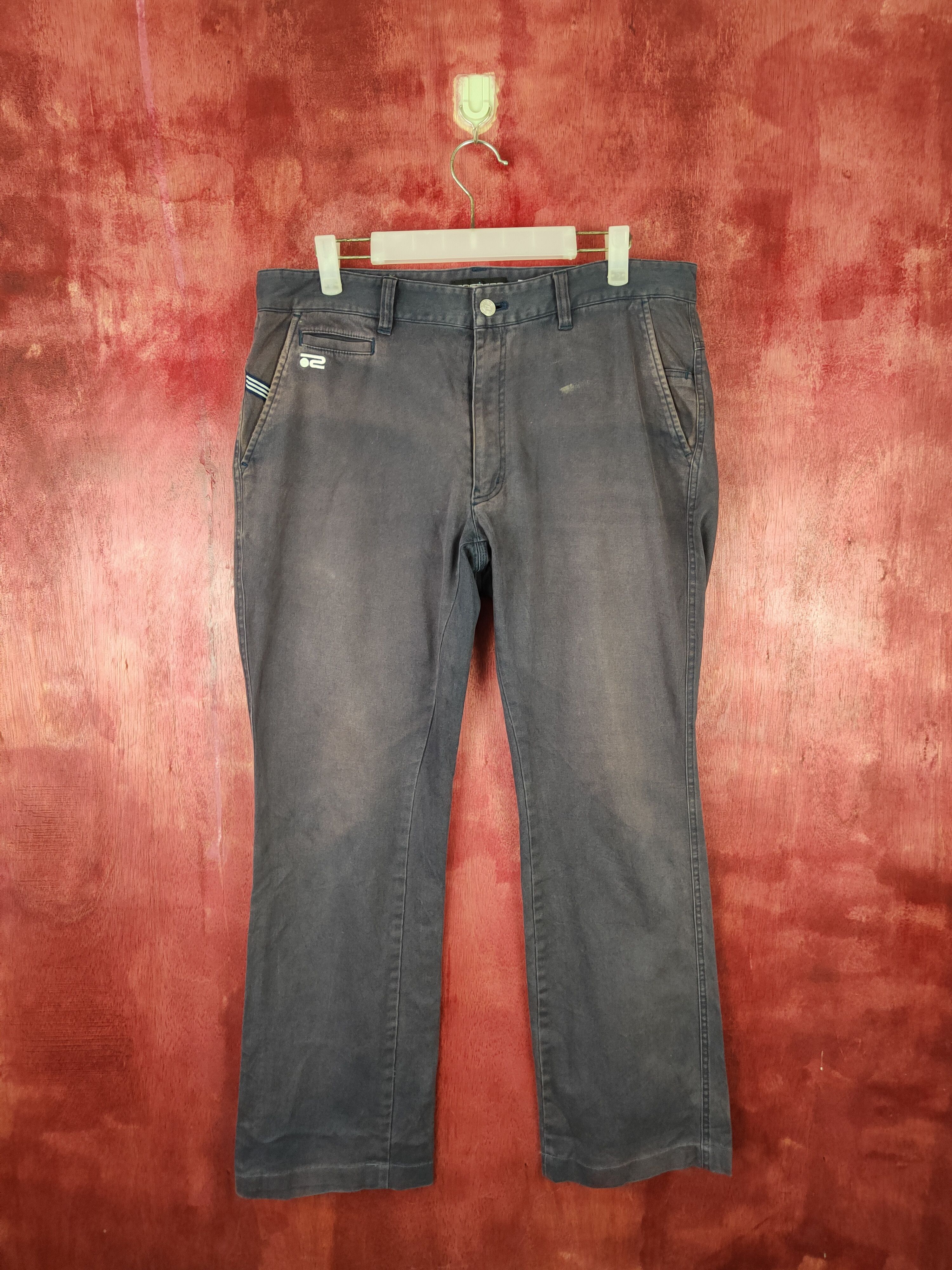 City Streets × Japanese Brand Rosasen Dark Blue Multi Pocket Tactical Cargo Pants #S548 Size US 34 / EU 50 - 1 Thumbnail