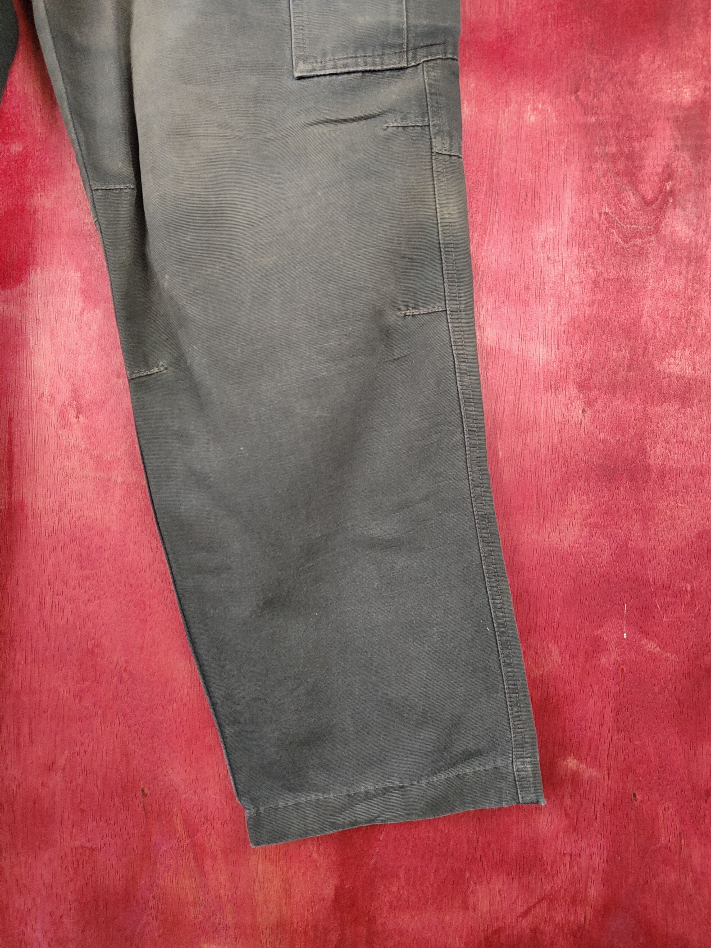 Faded Glory × Japanese Brand G.Ground Black Faded Multi Pocket Tactical Cargo Pants #S561 Size US 32 / EU 48 - 7 Thumbnail