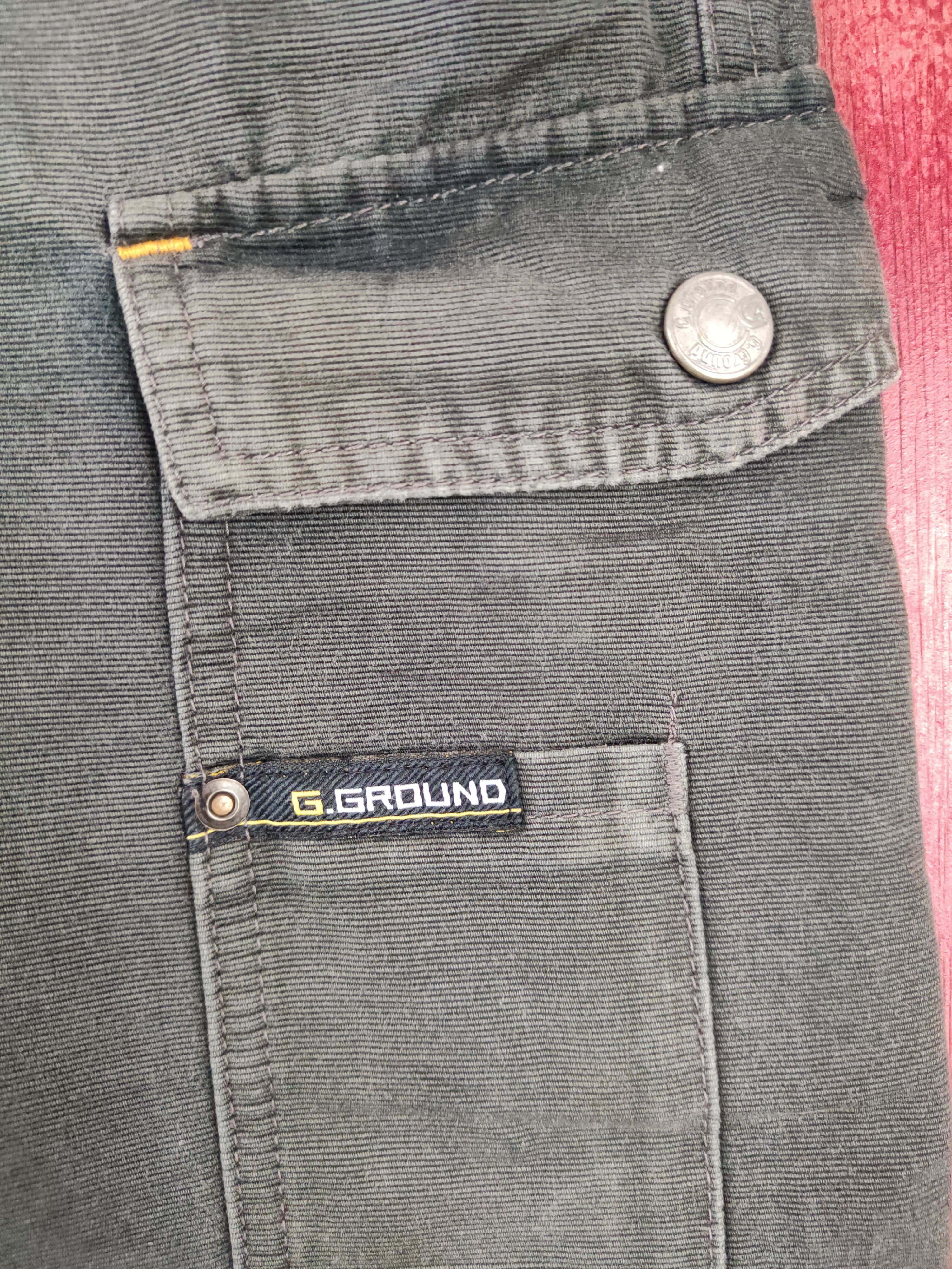Faded Glory × Japanese Brand G.Ground Black Faded Multi Pocket Tactical Cargo Pants #S561 Size US 32 / EU 48 - 5 Thumbnail