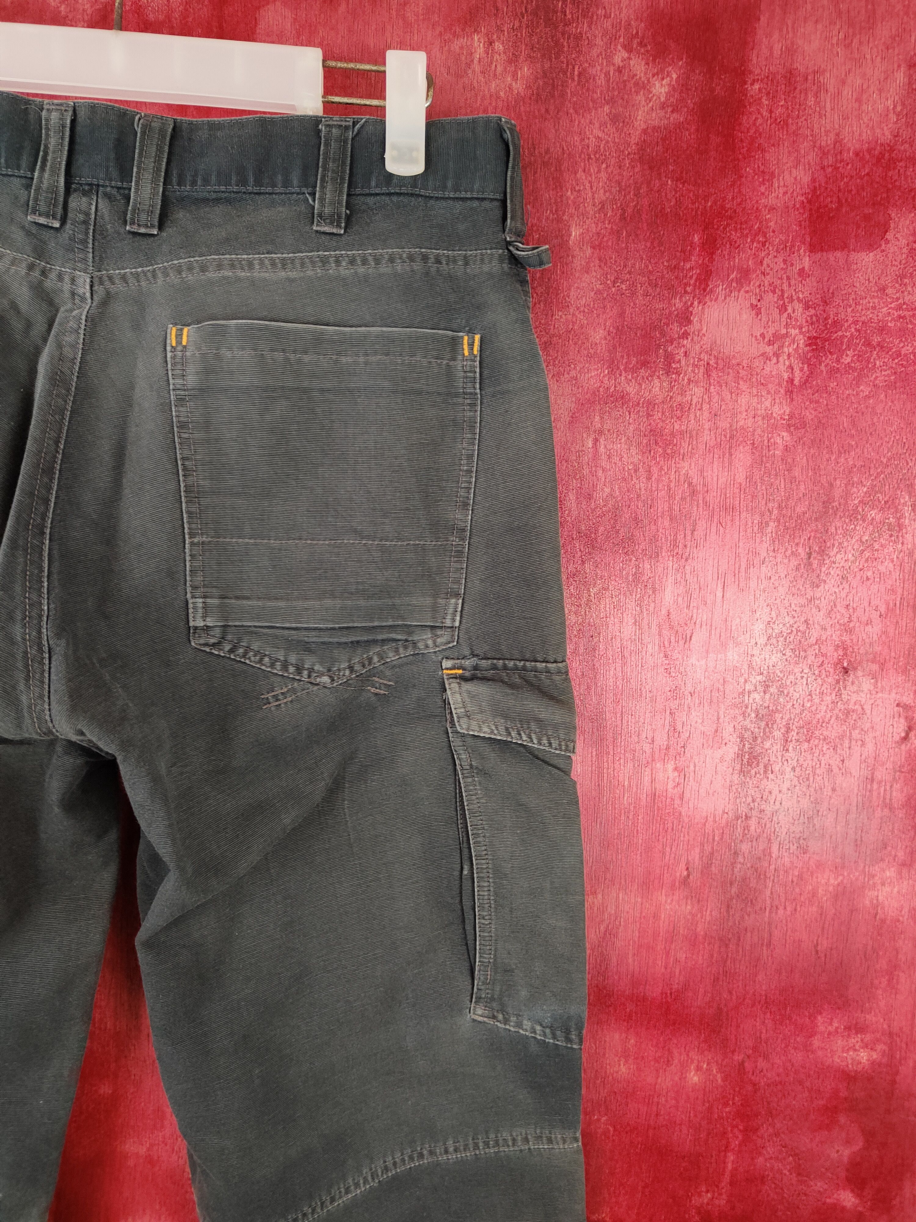Faded Glory × Japanese Brand G.Ground Black Faded Multi Pocket Tactical Cargo Pants #S561 Size US 32 / EU 48 - 11 Thumbnail