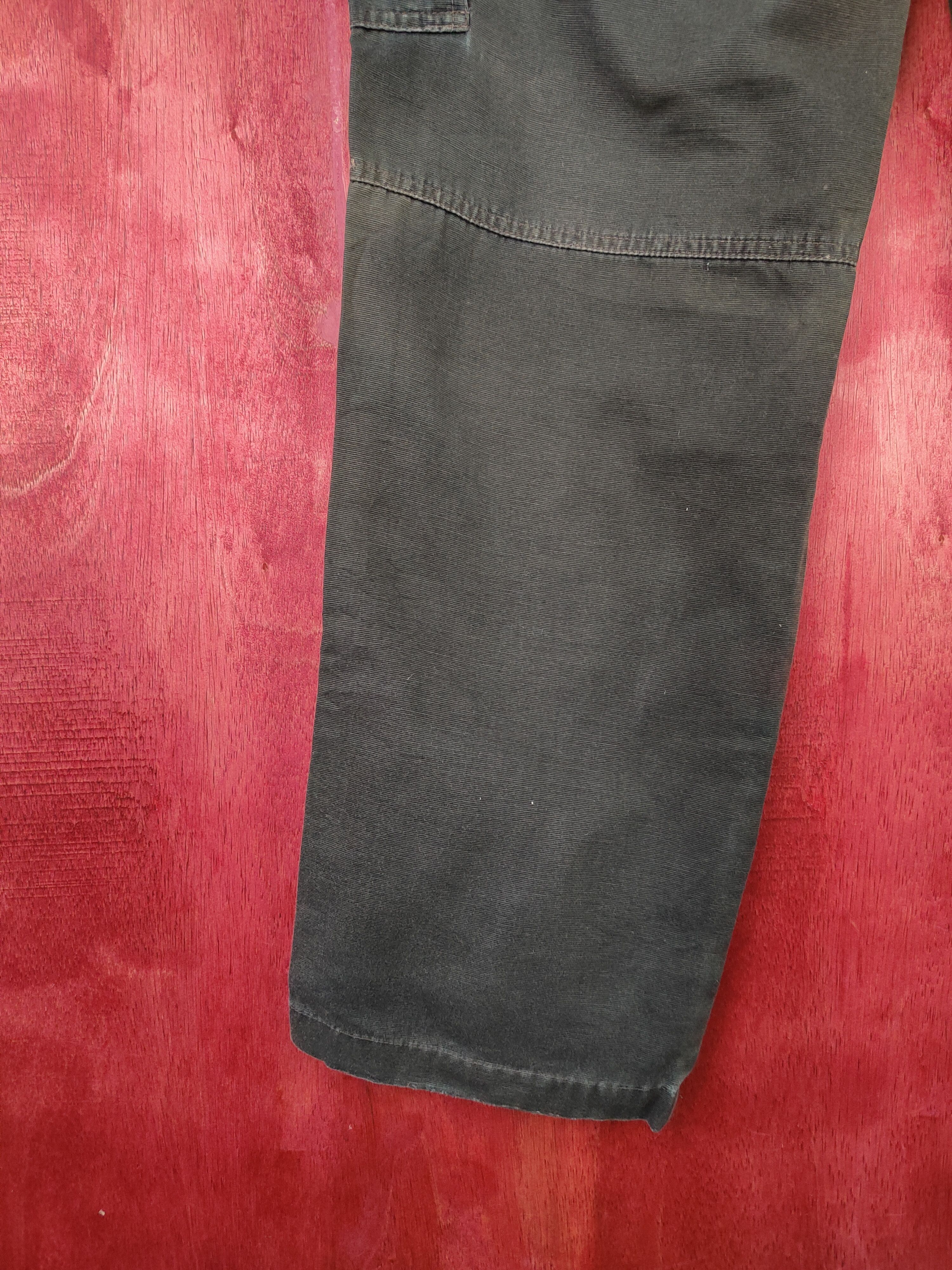 Faded Glory × Japanese Brand G.Ground Black Faded Multi Pocket Tactical Cargo Pants #S561 Size US 32 / EU 48 - 10 Thumbnail