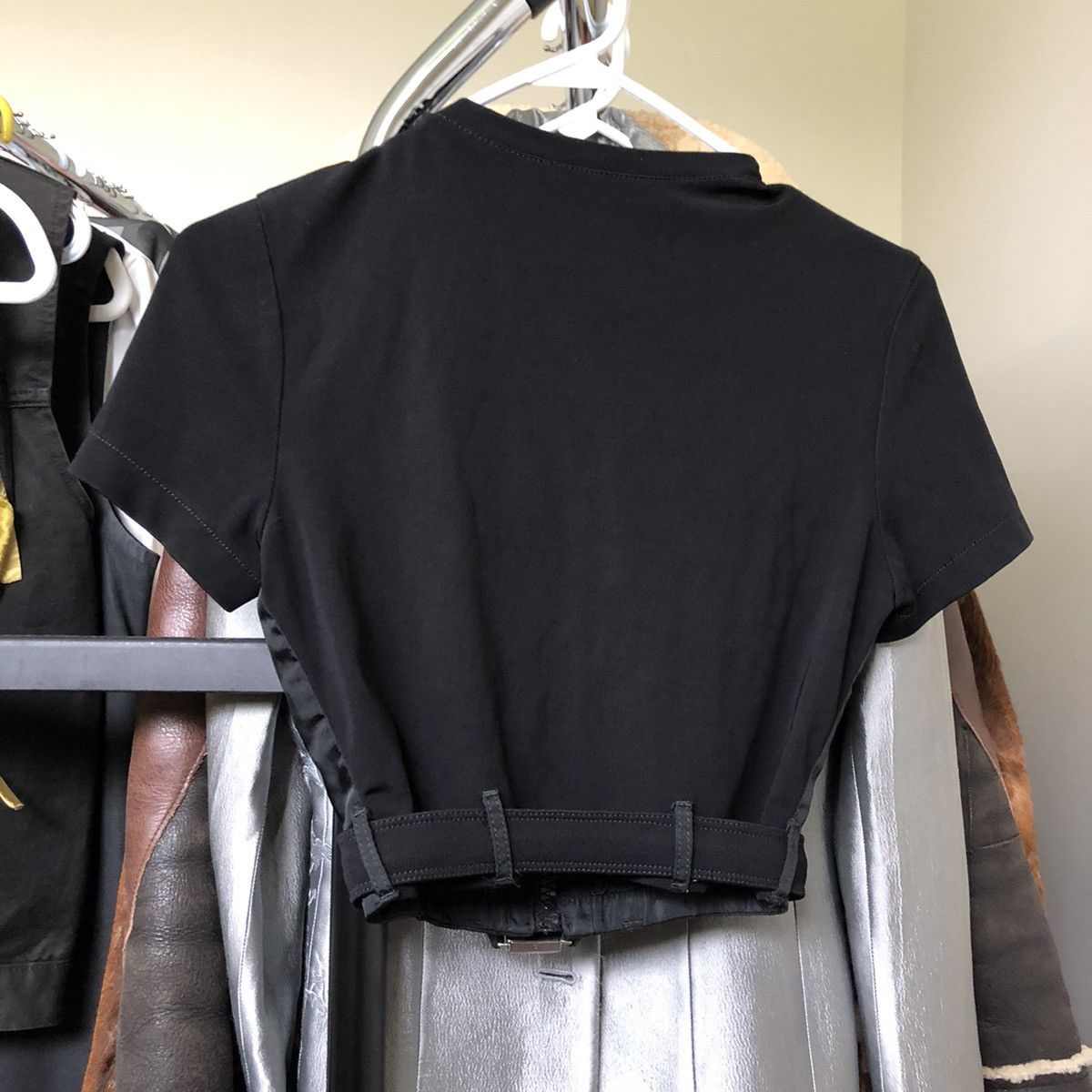 Prada Archive Prada Fall 1994 Belted Crop Top Size US S / EU 44-46 / 1 - 2 Thumbnail