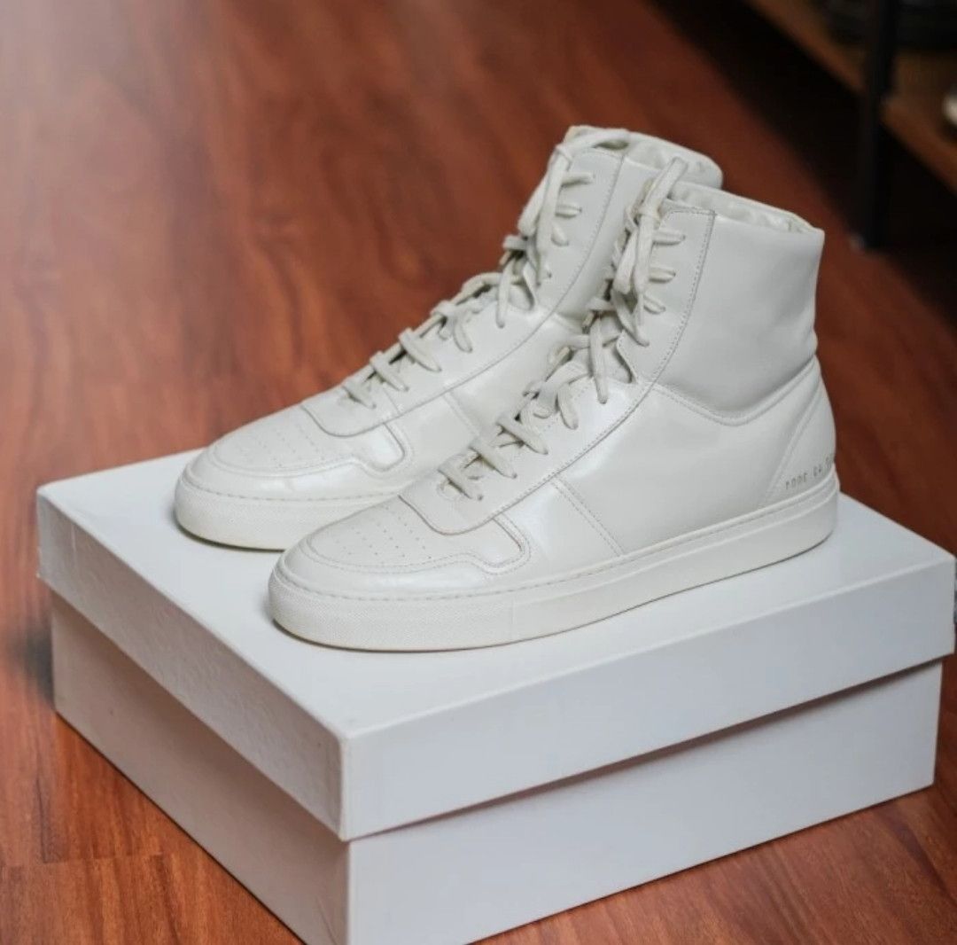 Common projects white high top on sale