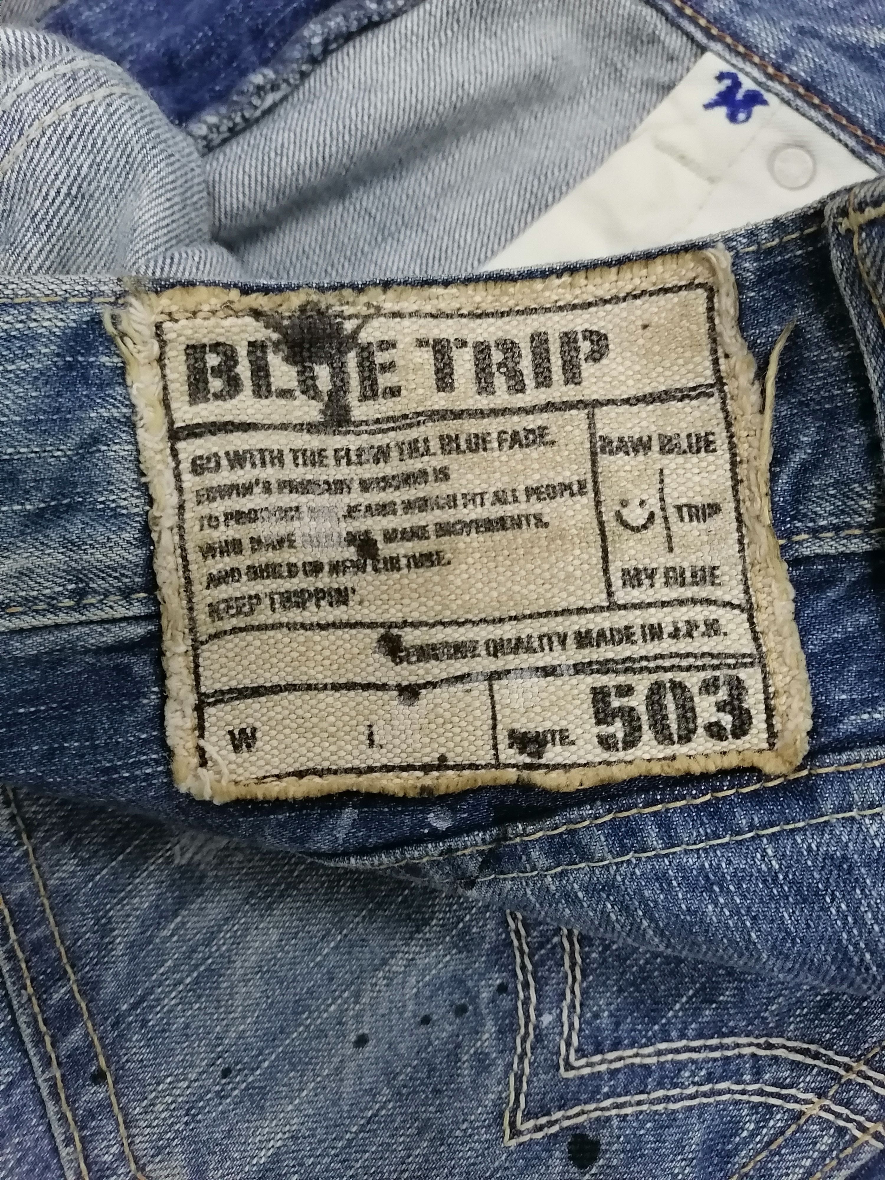 Japanese Brand Distressed Ripped Denim Edwin Pants Size US 34 / EU 50 - 8 Thumbnail