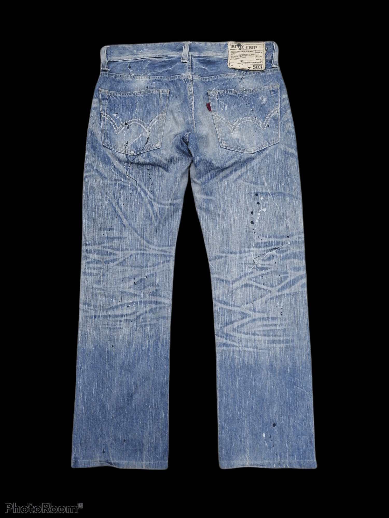 Japanese Brand Distressed Ripped Denim Edwin Pants Size US 34 / EU 50 - 6 Thumbnail