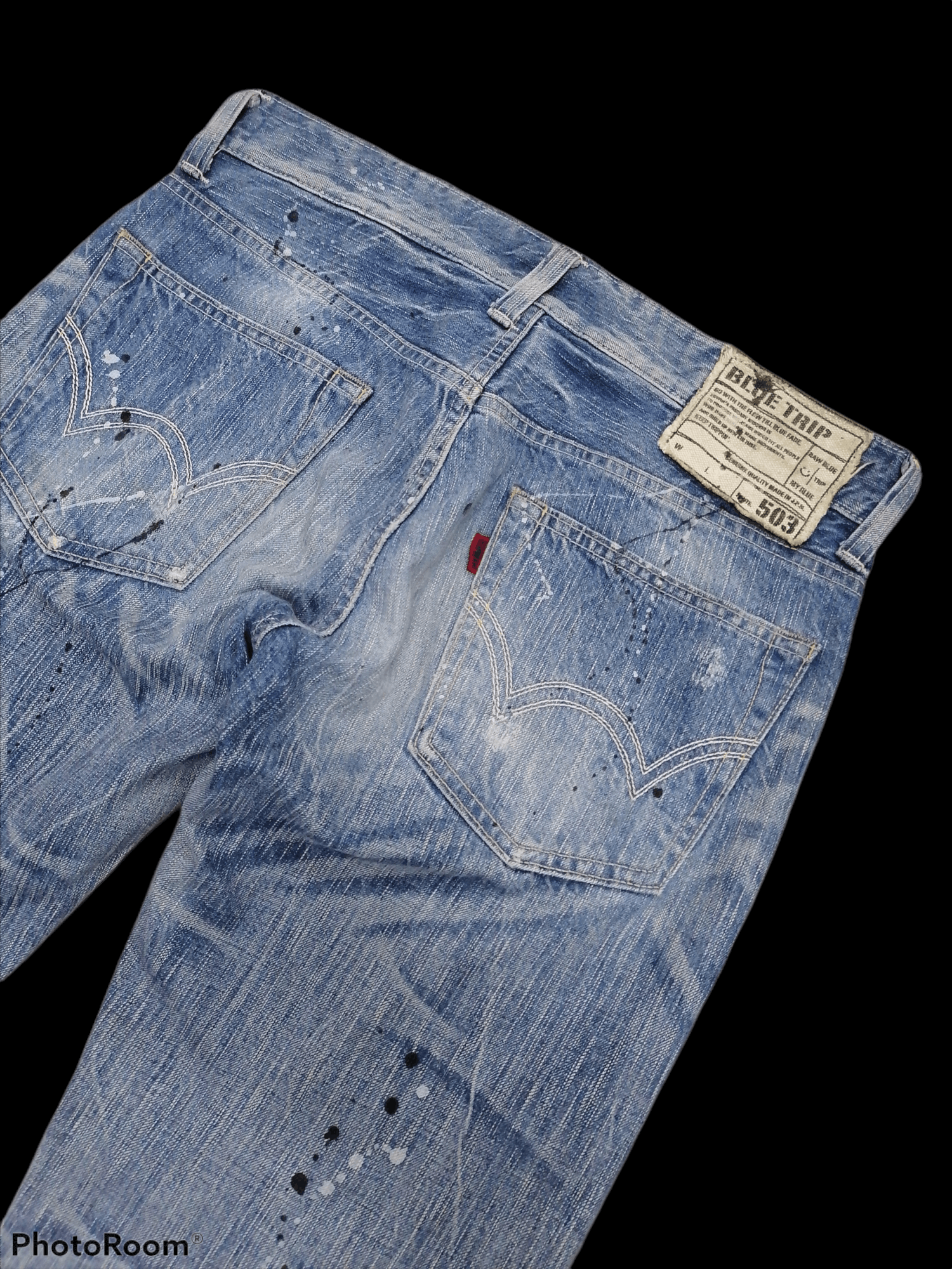 Japanese Brand Distressed Ripped Denim Edwin Pants Size US 34 / EU 50 - 7 Thumbnail