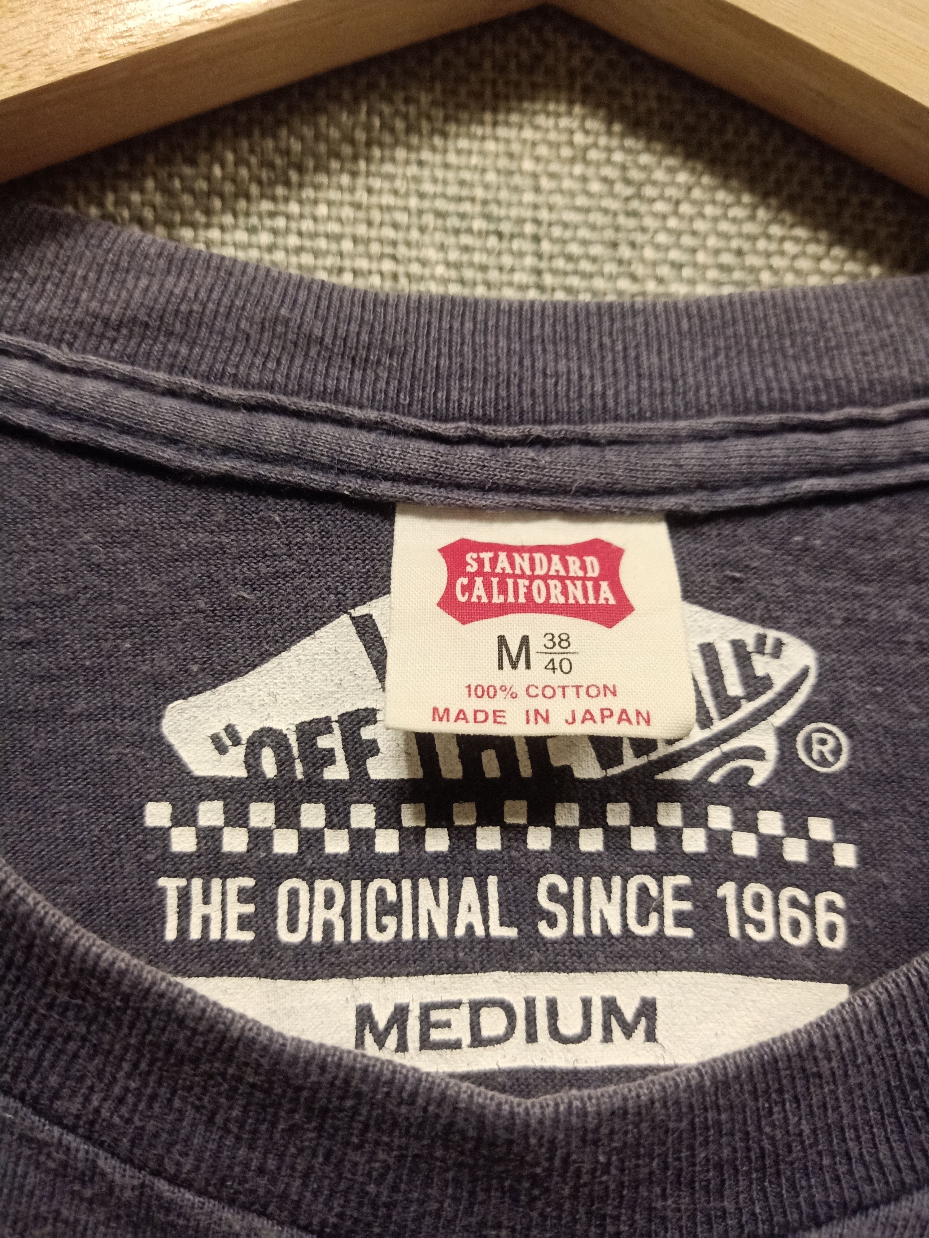 Vans vintage t shirt vans x standard california made in japan Size US M / EU 48-50 / 2 - 4 Thumbnail