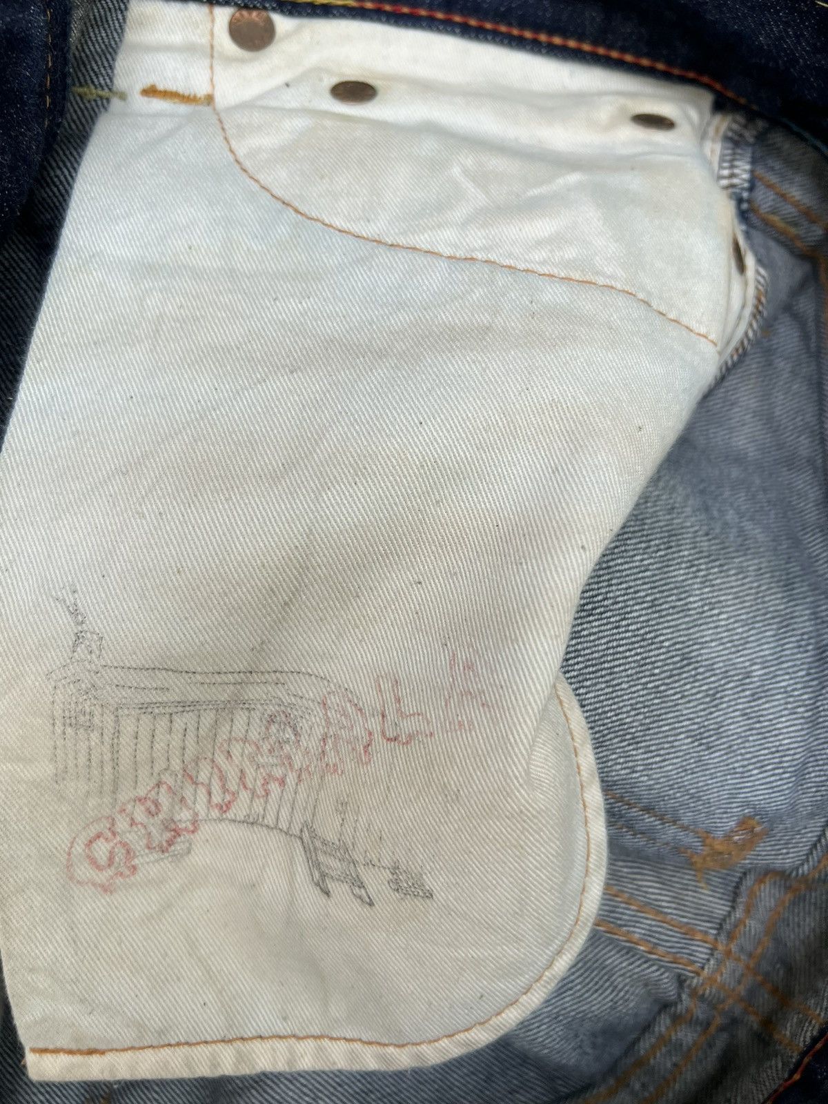 Chimala CHIMALA Japan Low Rise Ripped Denim Distressed Jeans Size US 29 - 18 Thumbnail