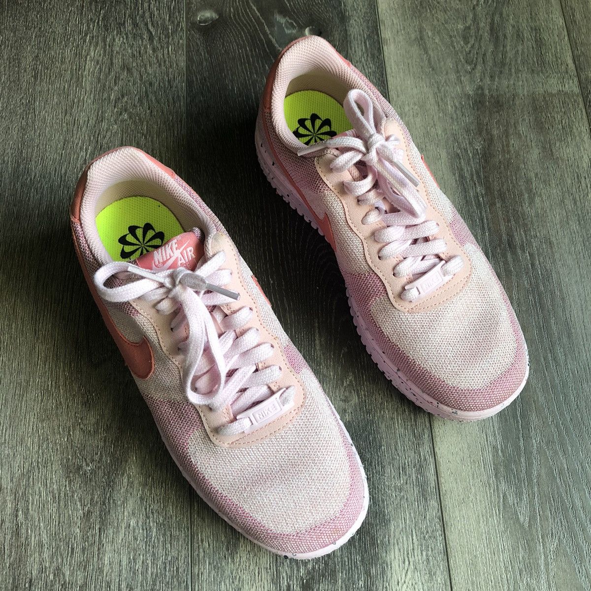 Nike Nike Air Force 1 Low Crater Flyknit Pink Shoes Size 10W Size US 10 / IT 40 - 2 Thumbnail