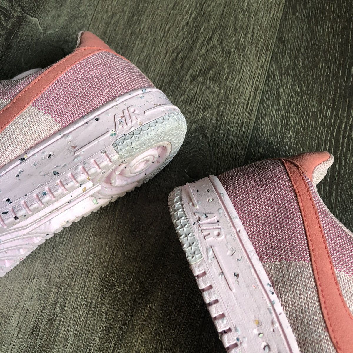 Nike Nike Air Force 1 Low Crater Flyknit Pink Shoes Size 10W Size US 10 / IT 40 - 7 Thumbnail