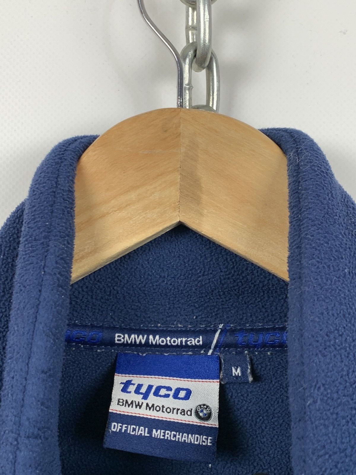 BMW Vintage BMW Tyco Motorrad Tas Racing Fleece Jacket Size US M / EU 48-50 / 2 - 14 Thumbnail