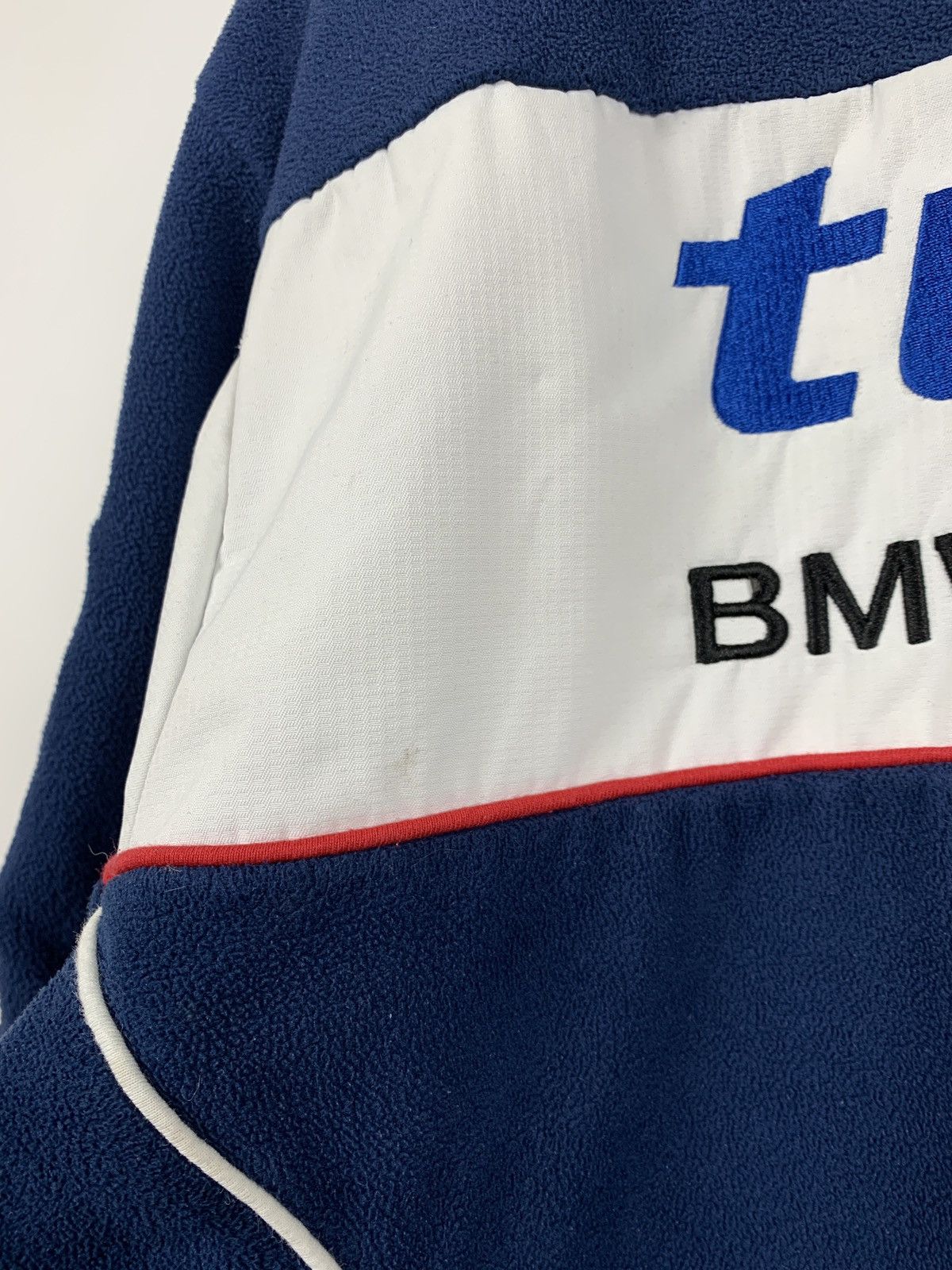 BMW Vintage BMW Tyco Motorrad Tas Racing Fleece Jacket Size US M / EU 48-50 / 2 - 21 Thumbnail