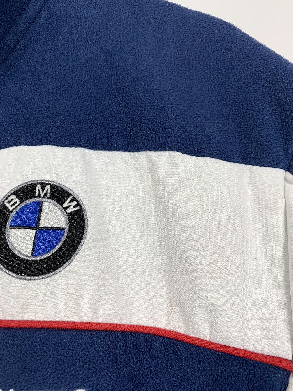 BMW Vintage BMW Tyco Motorrad Tas Racing Fleece Jacket Size US M / EU 48-50 / 2 - 20 Thumbnail