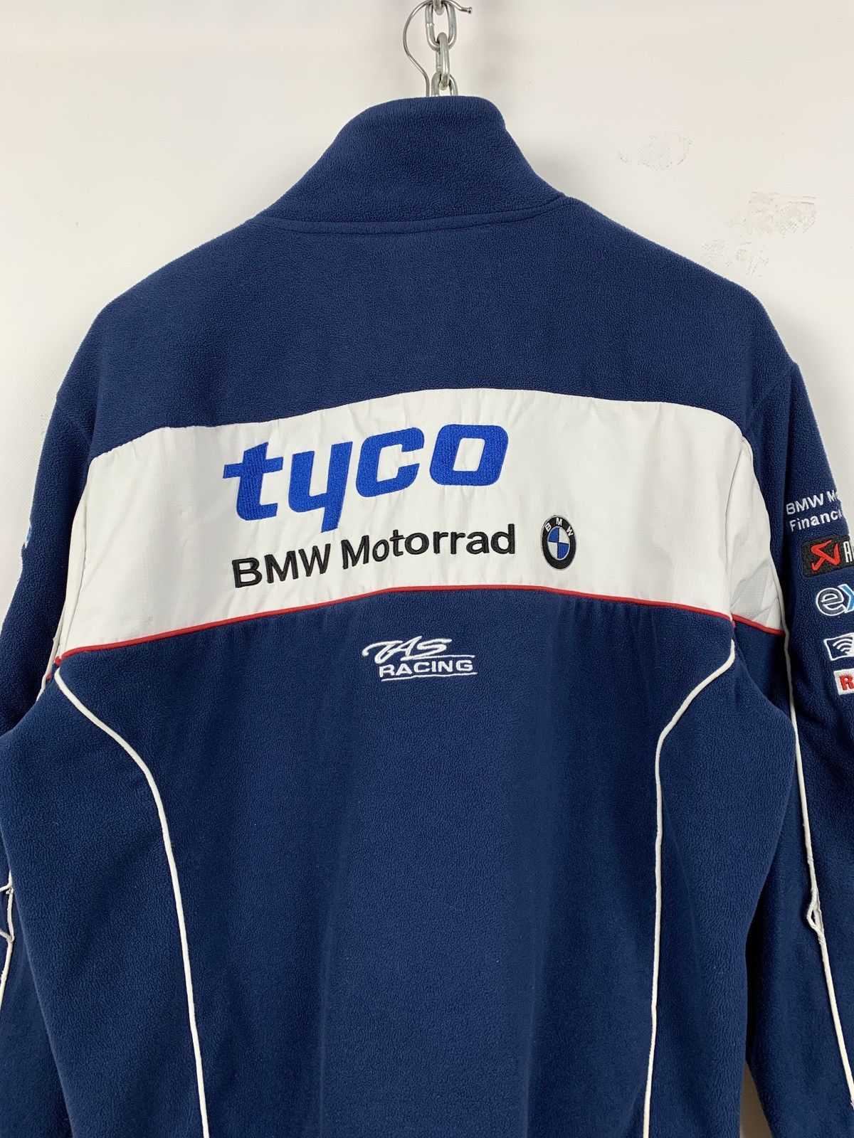 BMW Vintage BMW Tyco Motorrad Tas Racing Fleece Jacket Size US M / EU 48-50 / 2 - 4 Thumbnail