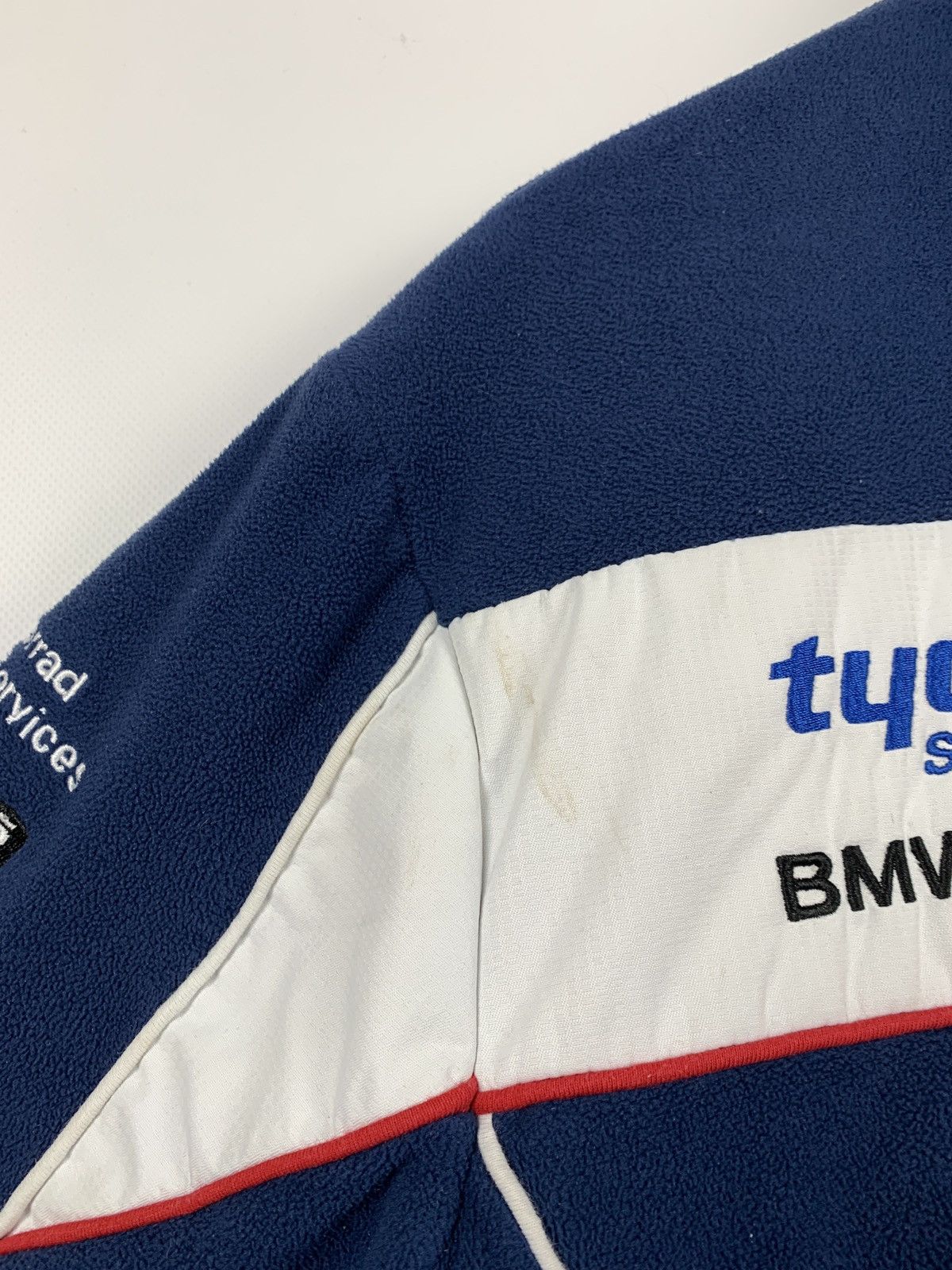 BMW Vintage BMW Tyco Motorrad Tas Racing Fleece Jacket Size US M / EU 48-50 / 2 - 19 Thumbnail