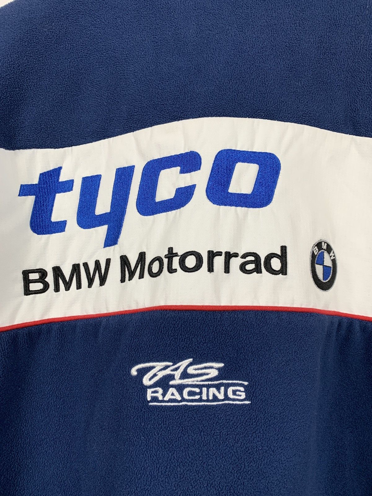 BMW Vintage BMW Tyco Motorrad Tas Racing Fleece Jacket Size US M / EU 48-50 / 2 - 12 Thumbnail