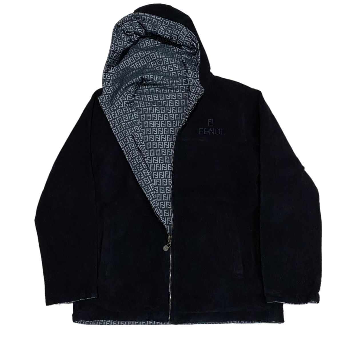 Fendi Vintage Fendi Zucca Reversible Jacket Size US M / EU 48-50 / 2 - 7 Thumbnail