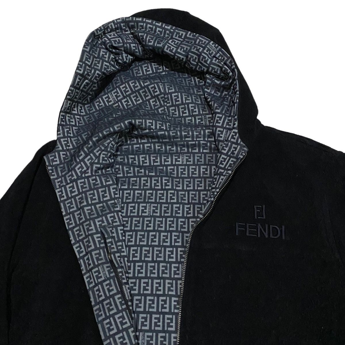 Fendi Vintage Fendi Zucca Reversible Jacket Size US M / EU 48-50 / 2 - 8 Thumbnail