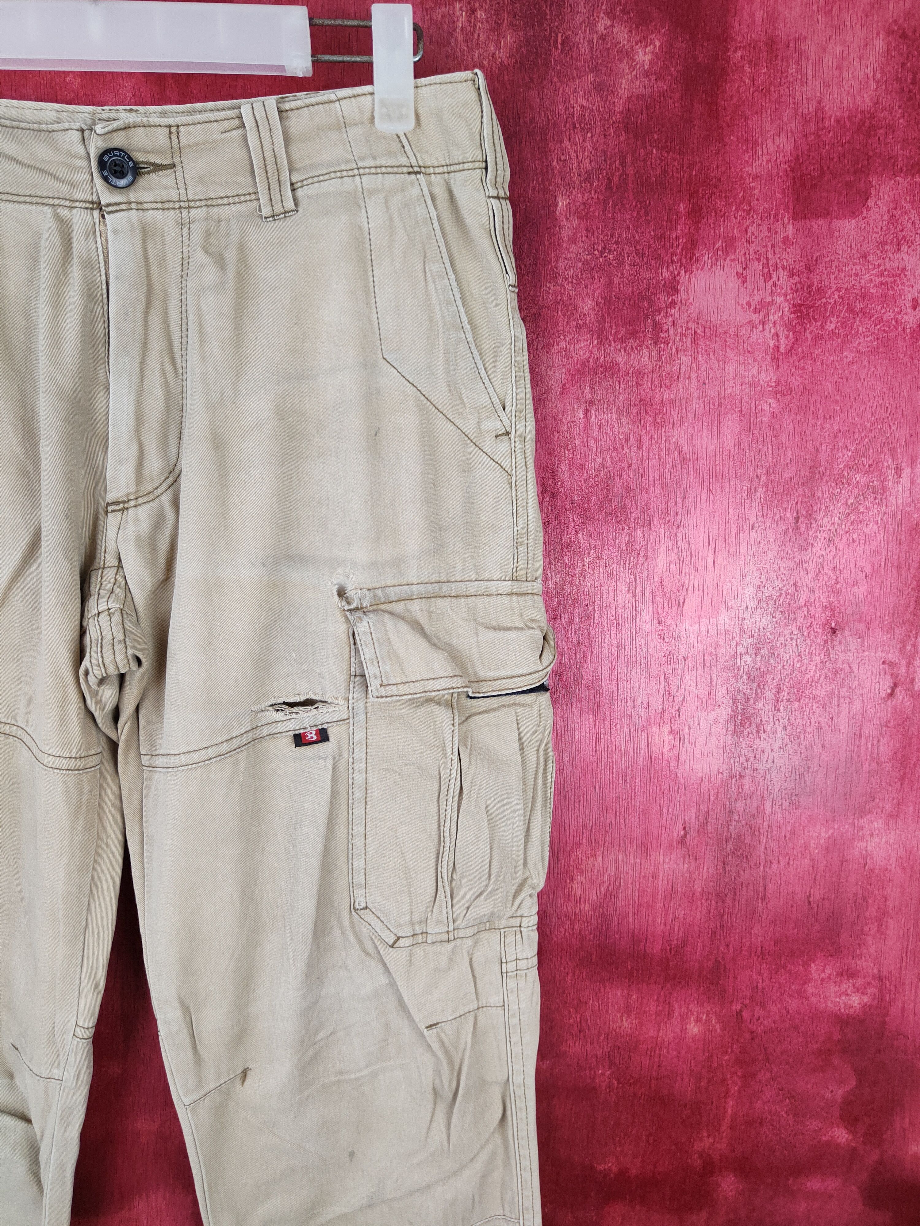 Japanese Brand × Vintage Burtle Brown Multi Pocket Tactical Cargo Pants #S547 Size US 29 - 6 Thumbnail