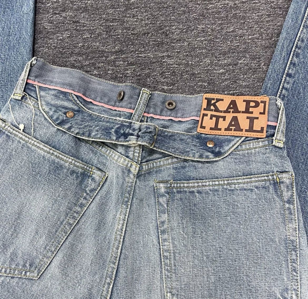 Kapital Kapital Gemstone Patched Jeans Washed Size US 31 - 3 Thumbnail