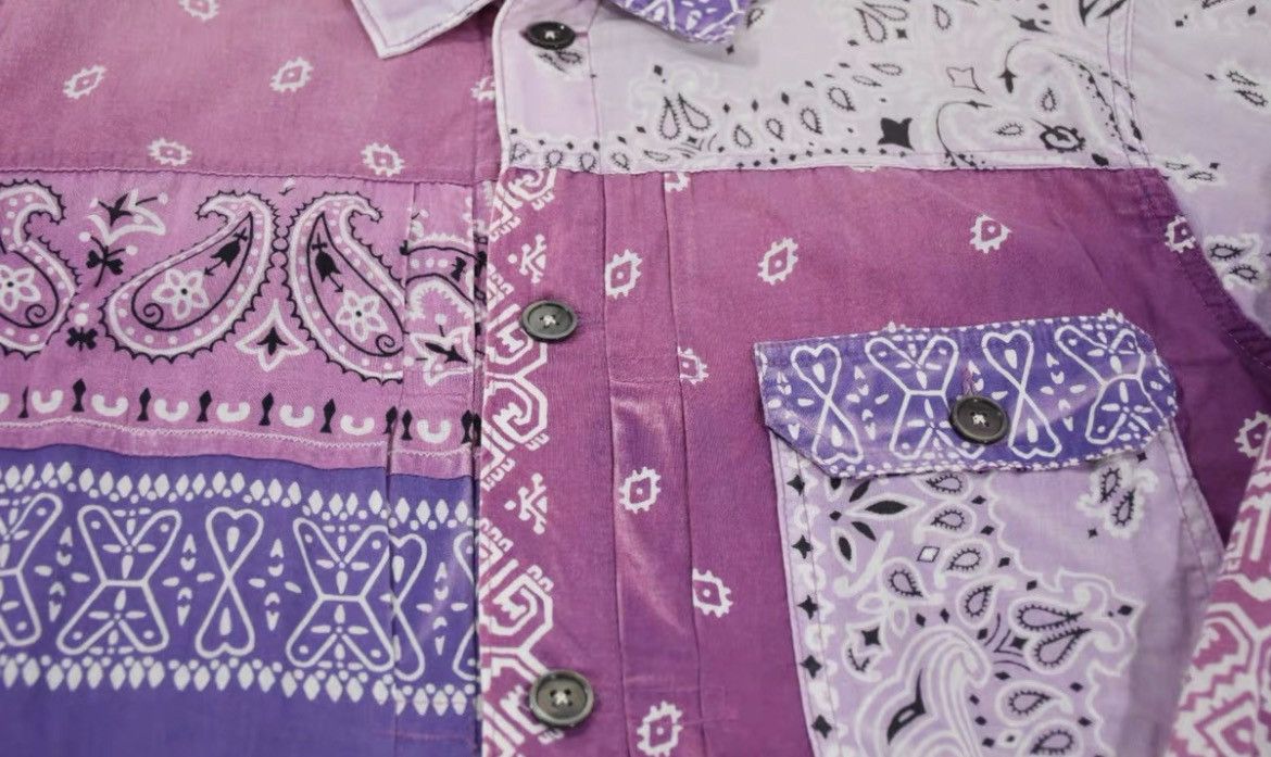 Kapital Kapital Kofu Bandana Shirt Purple Size US L / EU 52-54 / 3 - 3 Thumbnail