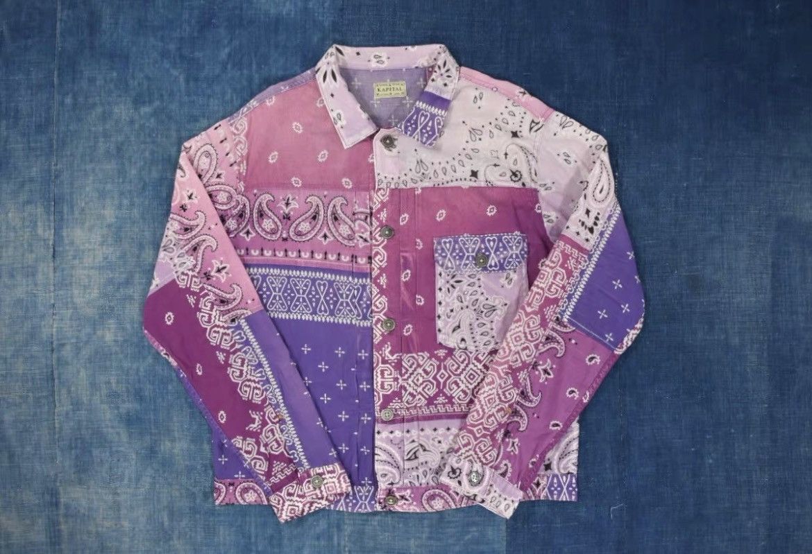 Kapital Kapital Kofu Bandana Shirt Purple Size US L / EU 52-54 / 3 - 1 Thumbnail