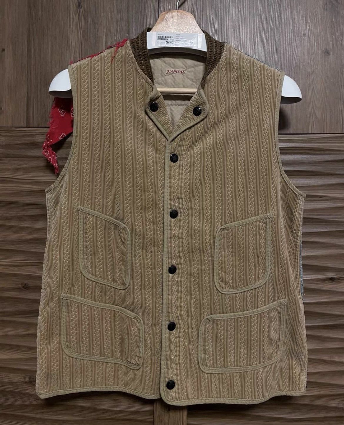 Kapital Kapital Boro Kerchief Splicing Vest Size US M / EU 48-50 / 2 - 2 Thumbnail