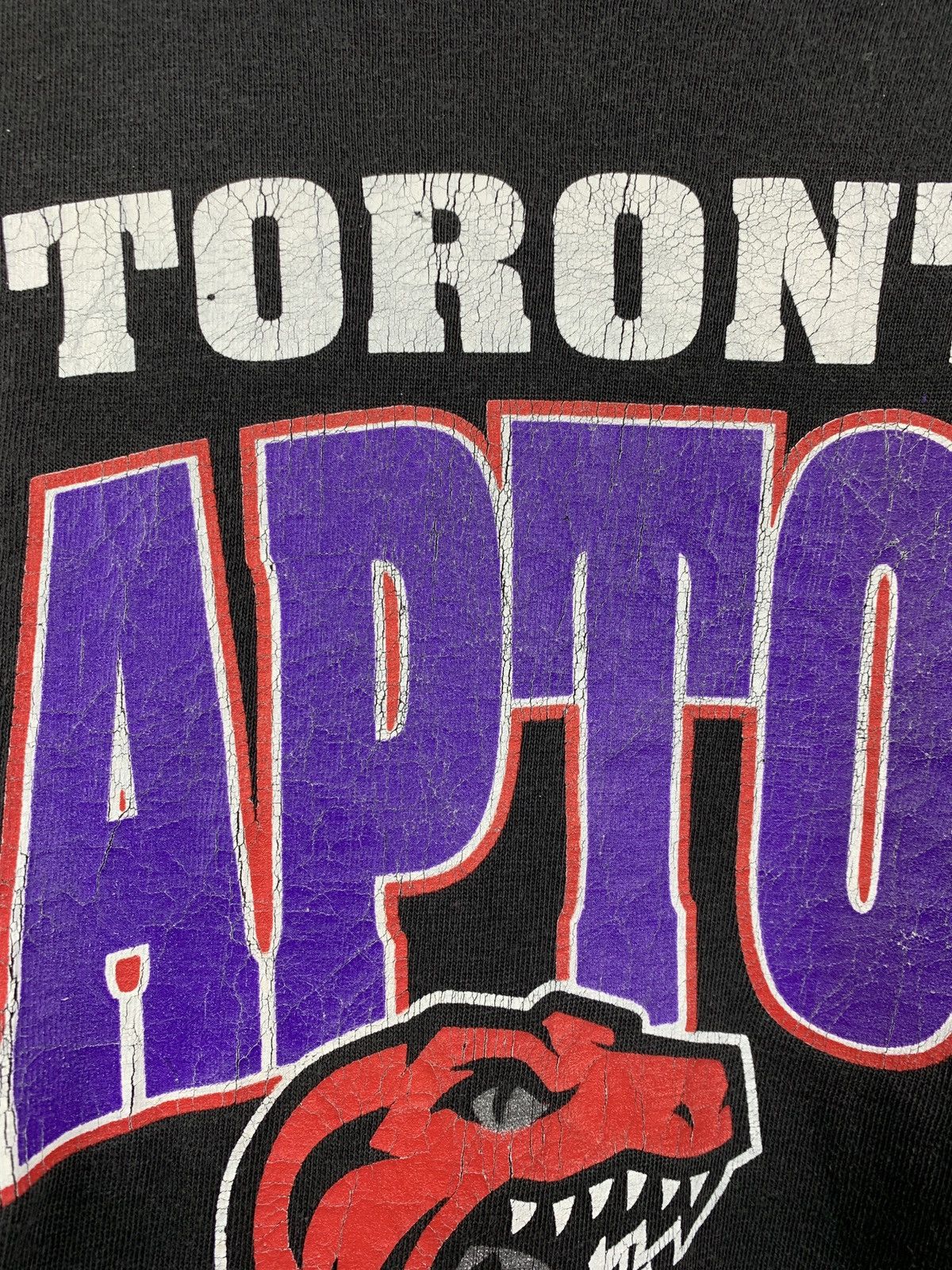 NBA 1994 Vintage Toronto Raptors NBA T-Shirt Size US XL / EU 56 / 4 - 10 Thumbnail