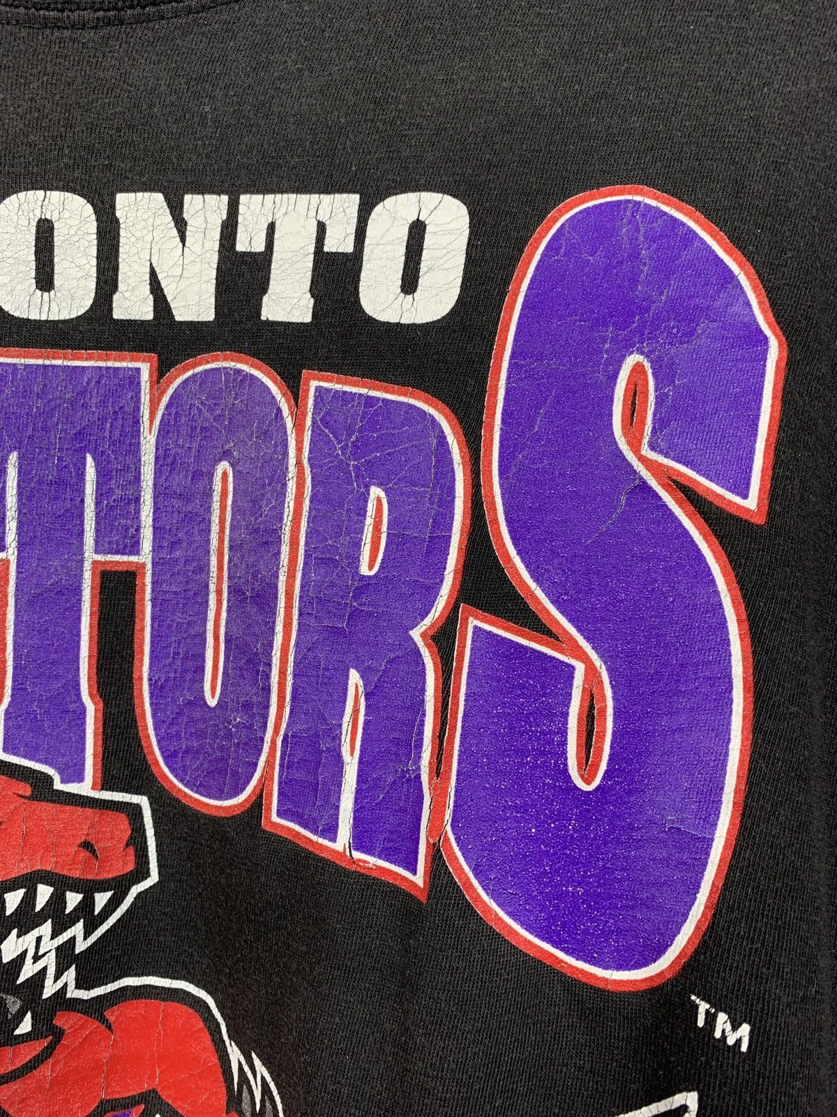 NBA 1994 Vintage Toronto Raptors NBA T-Shirt Size US XL / EU 56 / 4 - 9 Thumbnail