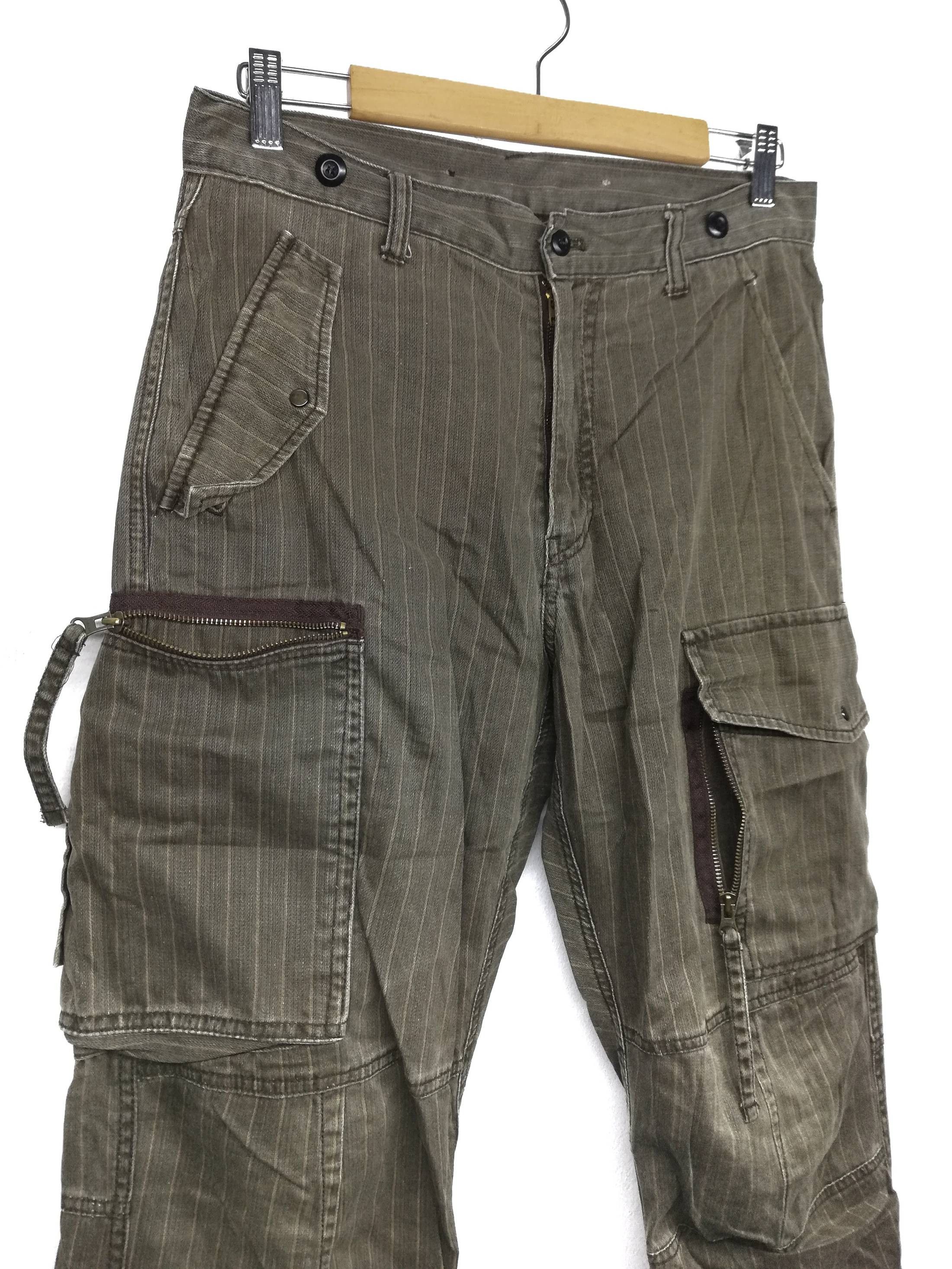 Designer × Japanese Brand × PPFM 🔥PPFM Tactical Cargo Multi Pocket Denim Trousers Pants🔥 Size US 31 - 3 Thumbnail
