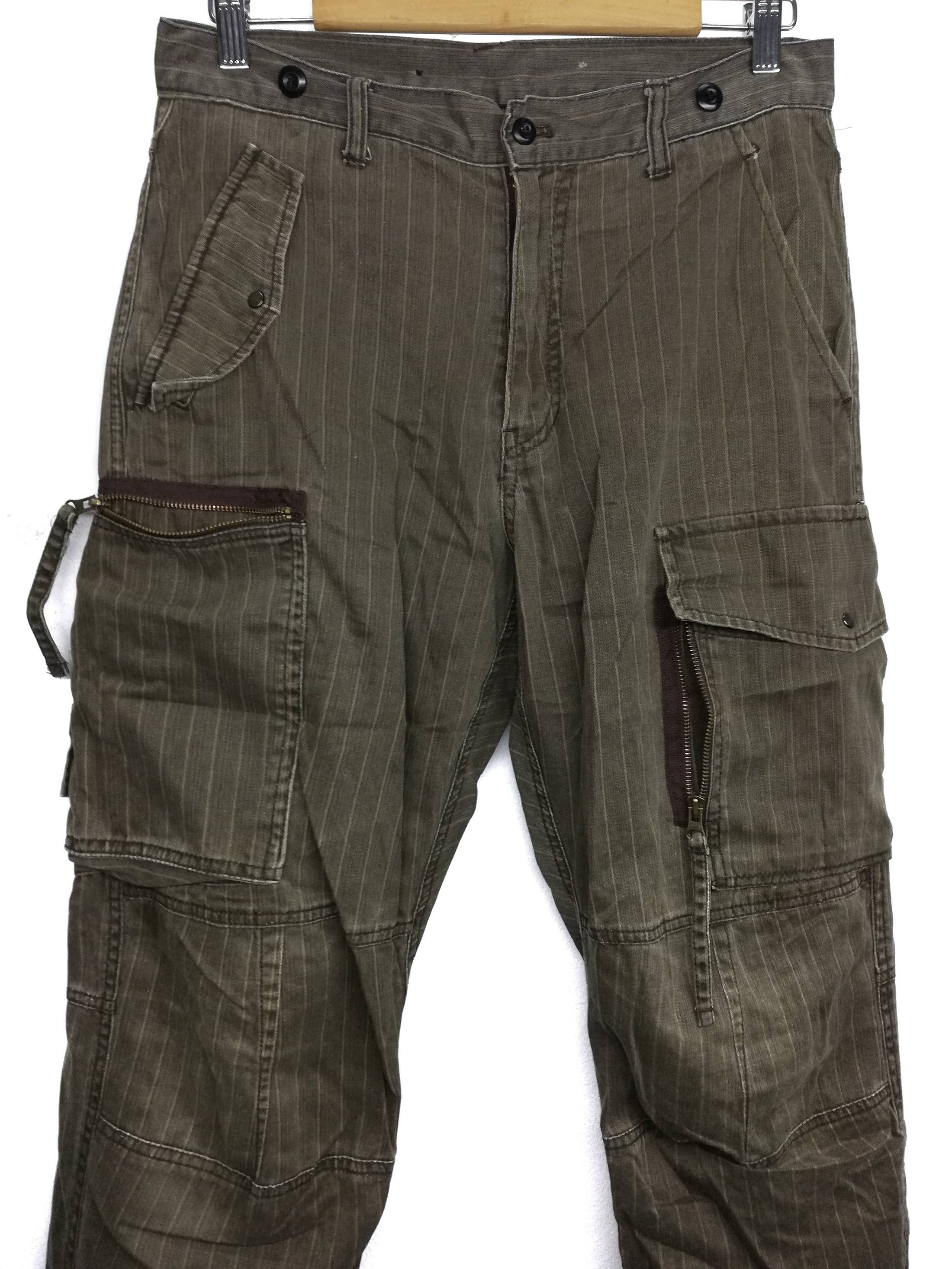 Designer × Japanese Brand × PPFM 🔥PPFM Tactical Cargo Multi Pocket Denim Trousers Pants🔥 Size US 31 - 2 Thumbnail